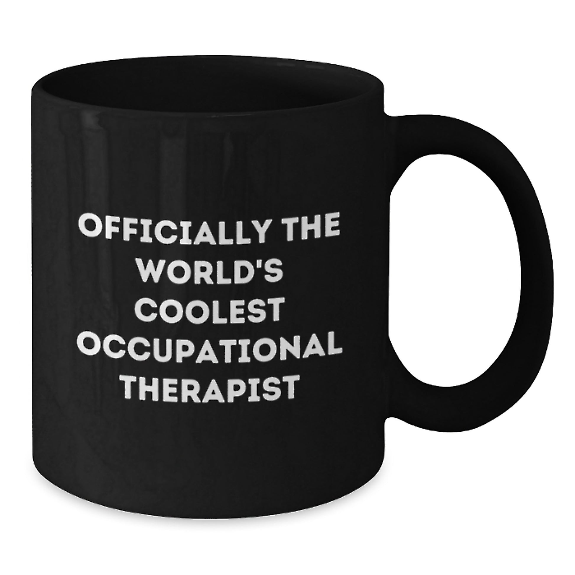 Occupational Therapist Keepsake Black Coffee Mug for Him Birthday Gift - Additional
