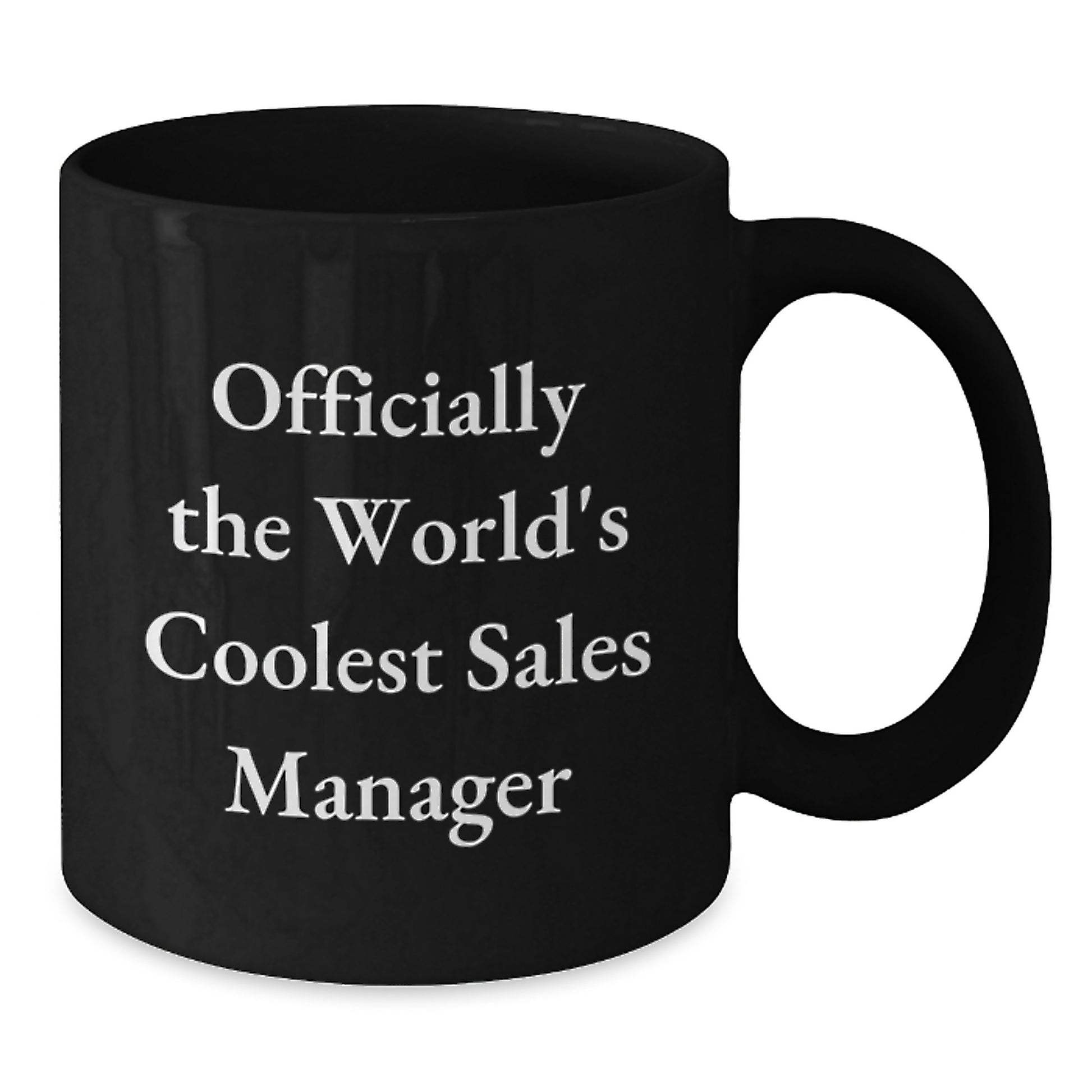 Sales Manager Keepsake Black Coffee Mug for Him Birthday Gift - Additional