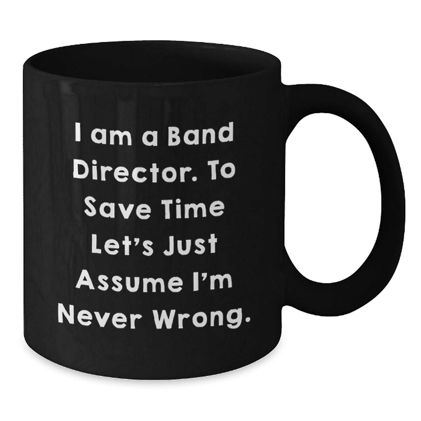 Funny Band Director Black Coffee Mugs Gifts from Friends to Graduation Unique Gifts for Band Director - Additional