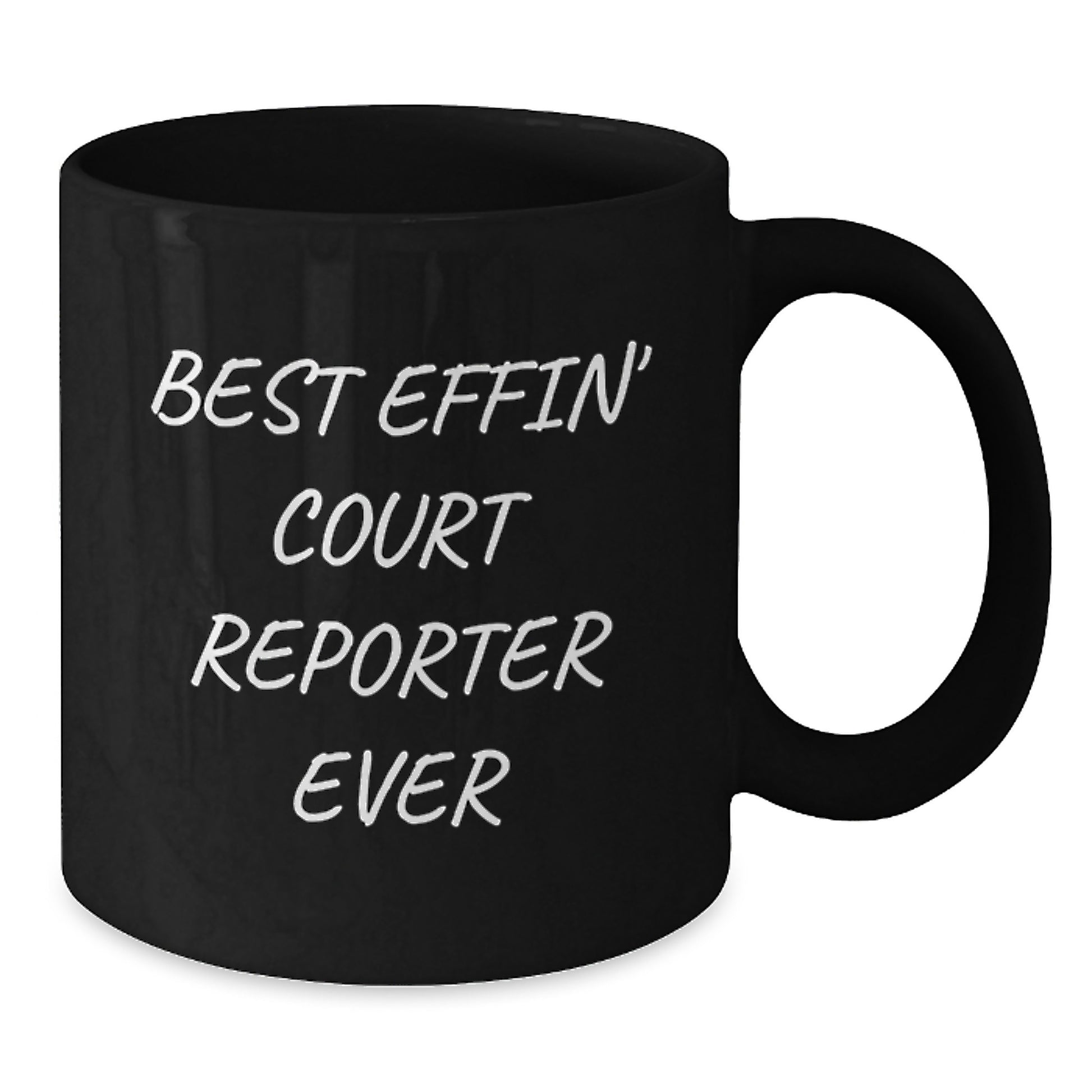 Court Reporter Keepsake Ceramic Black Coffee Mug for Him Birthday Gift - Additional