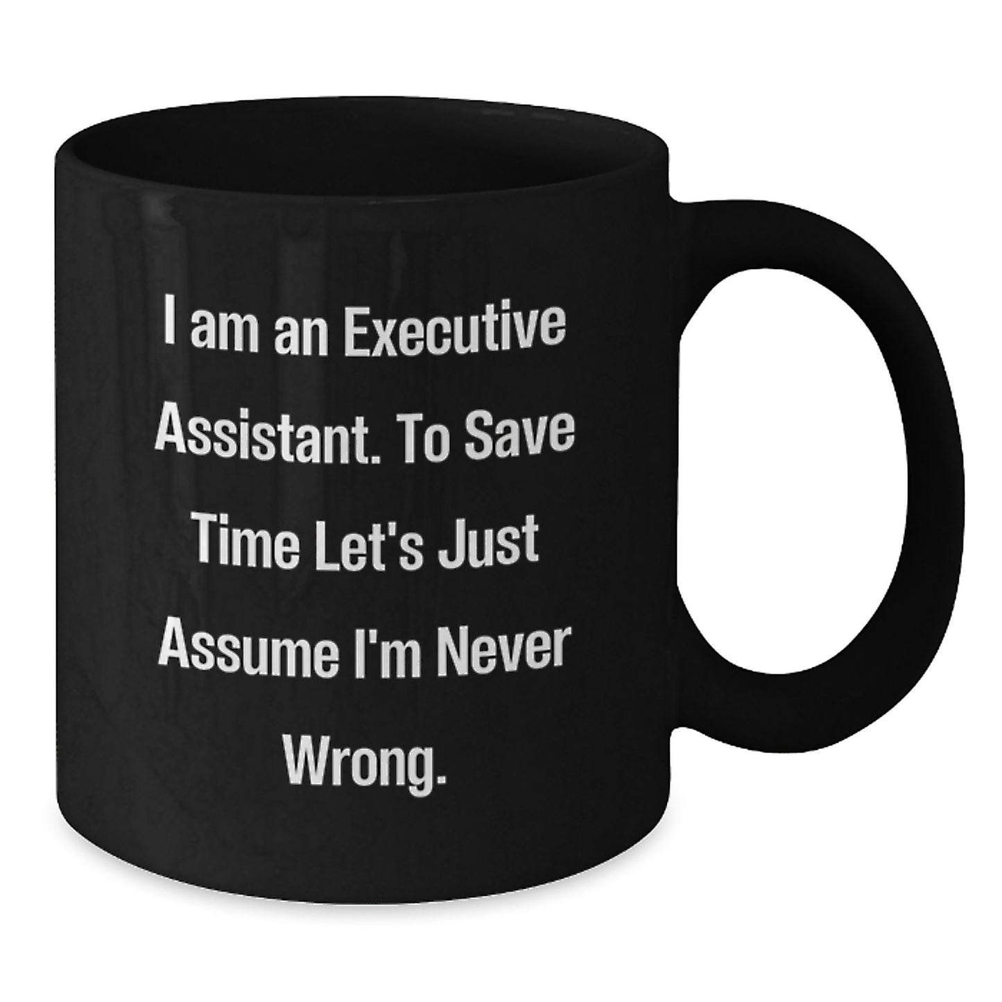 For Him Executive Assistant Keepsake Black Coffee Mug Birthday Gift - Additional