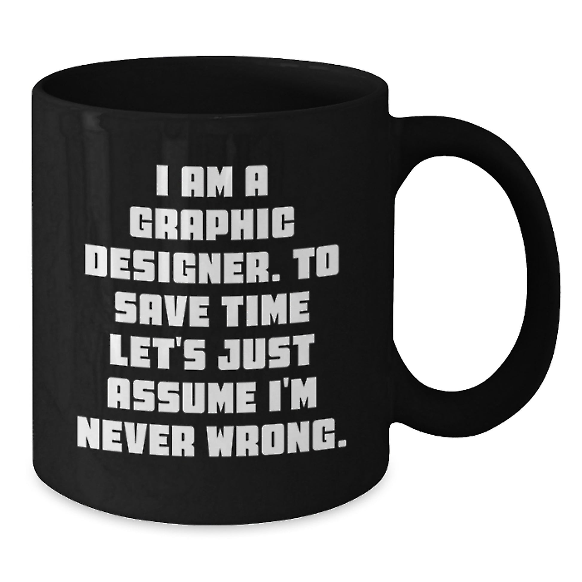 Graphic Designer Keepsake Black Coffee Mug for Him Birthday Gift - Additional