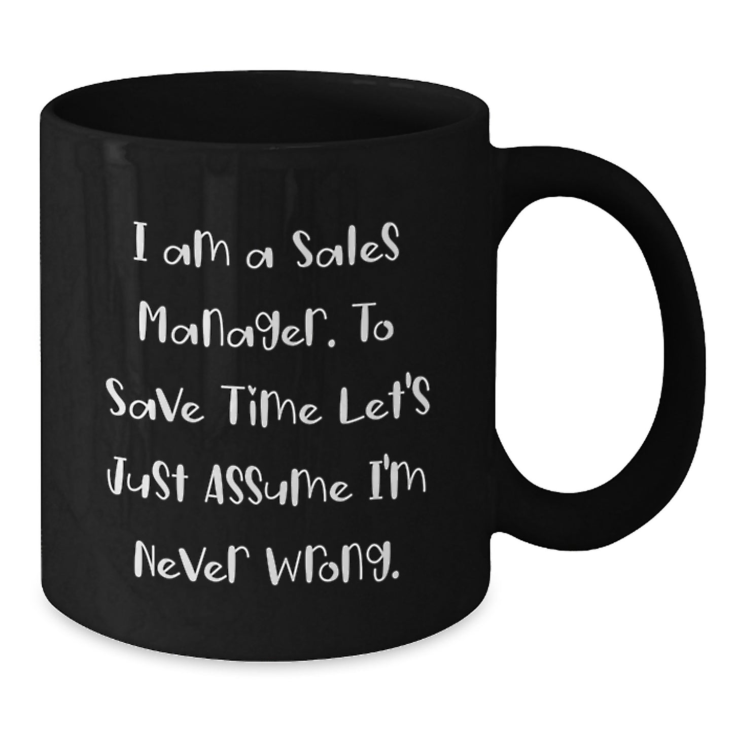 Sales Manager Keepsake Black Ceramic 11oz Mug for Him Birthday Gift - Additional