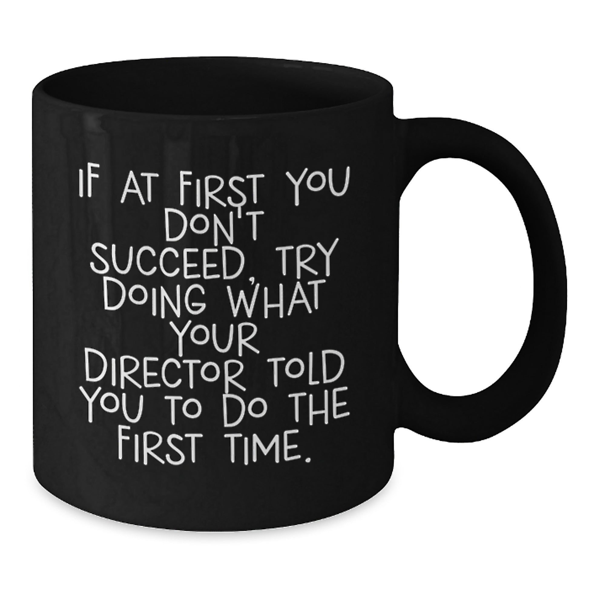 Director Keepsake Black Coffee Mug for Him Birthday Gift 11oz Ceramic - Additional
