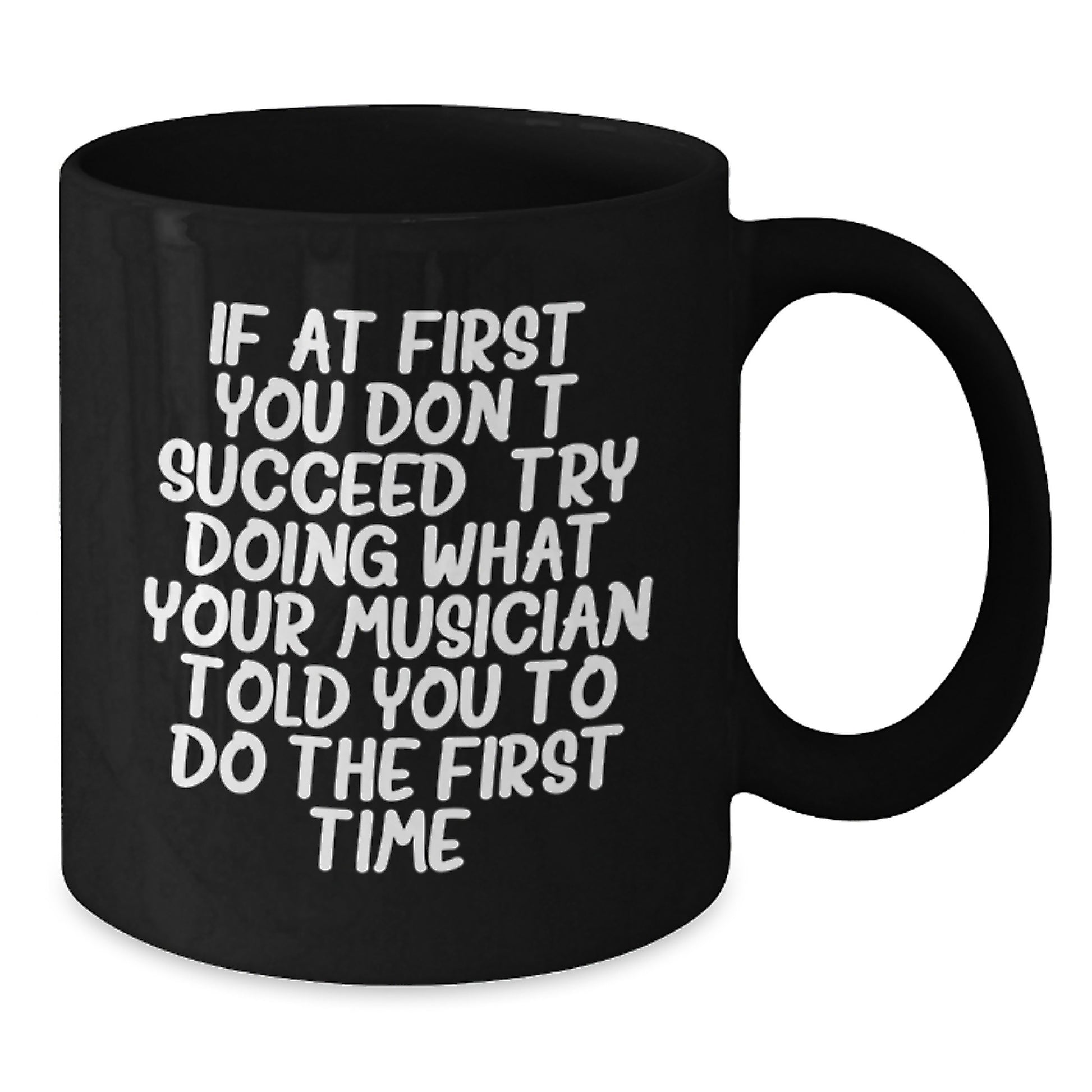 Musician Keepsake Black Coffee Mug Birthday Gift for Him - Additional