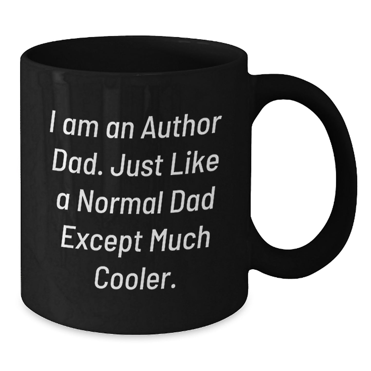 Author Black Coffee Mug Keepsake Birthday Gift for Him Cooler - Additional
