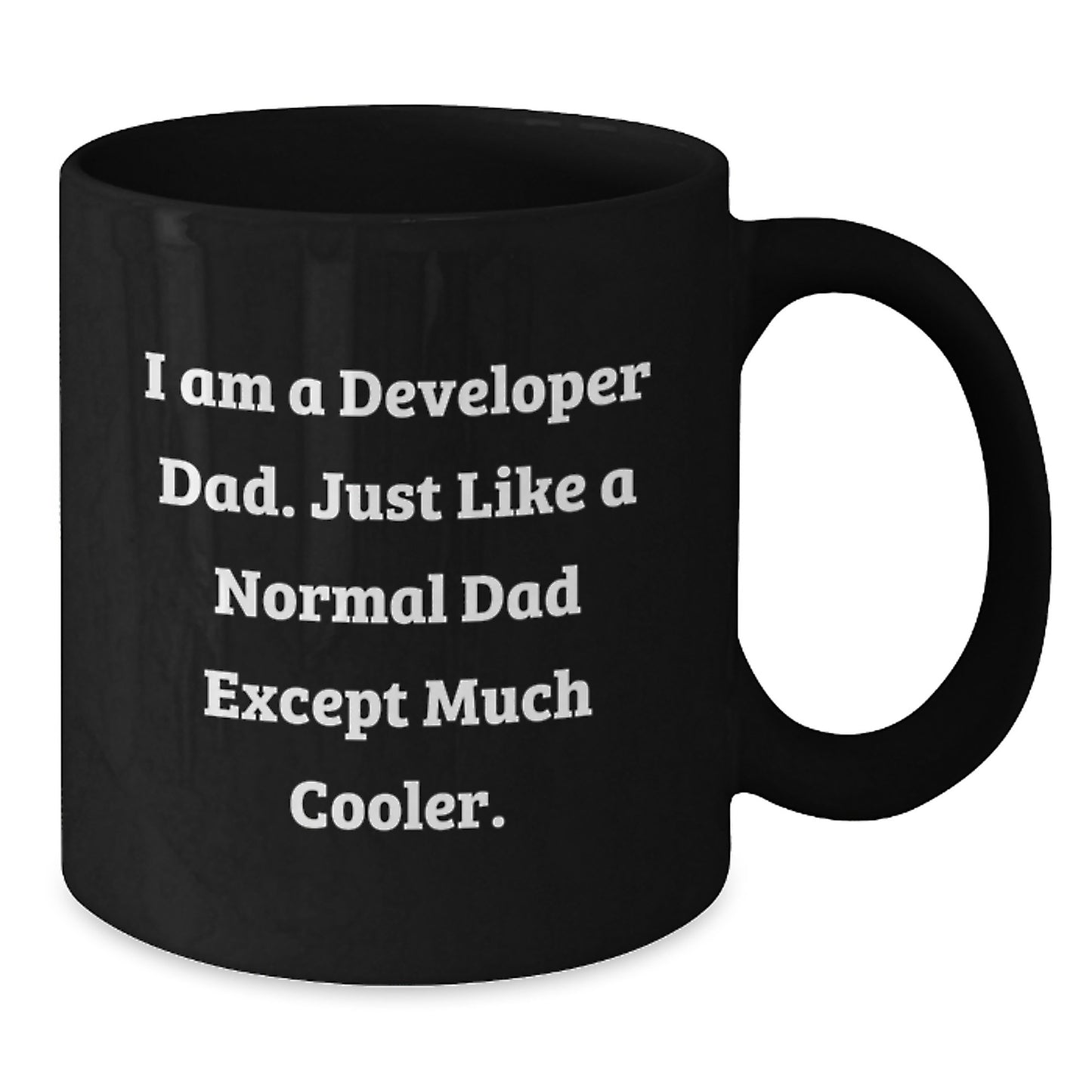 Cool Developer Dad Mug for Friends Birthday Gift - Additional