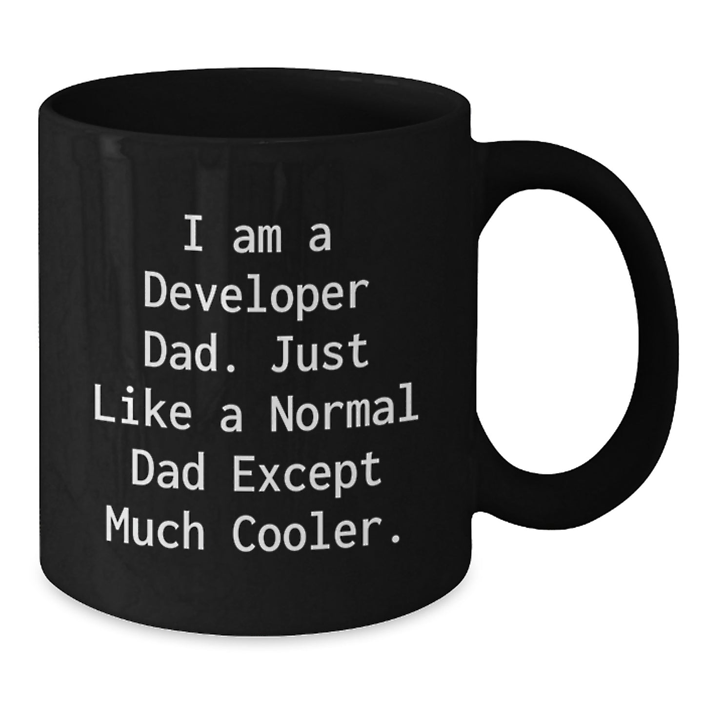 Birthday Gift for Her Developer Dad Mug Present - Additional