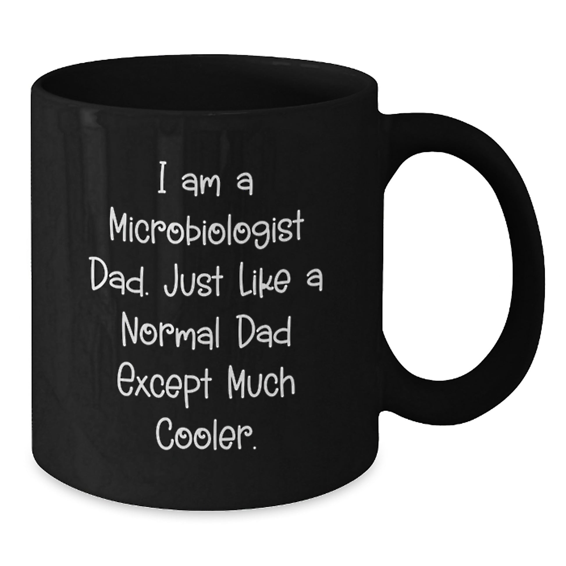 Birthday Gift Microbiologist Black Coffee Mug for Her Present - Additional