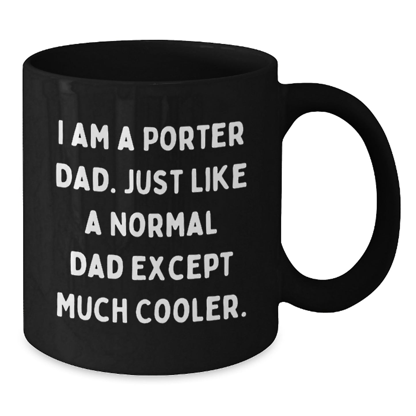 Porter Black Coffee Mug Keepsake for Him Birthday Gift - Additional