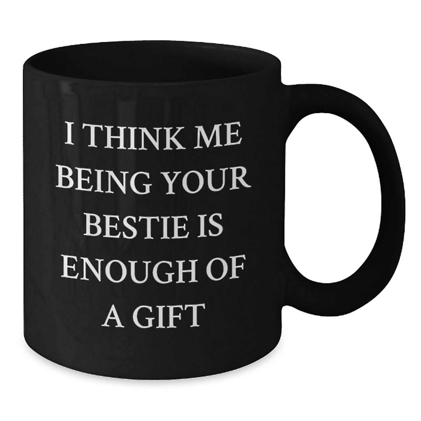 Bestie Keepsake Black Coffee Mug for Him Birthday Gift Ceramic 11oz - Additional