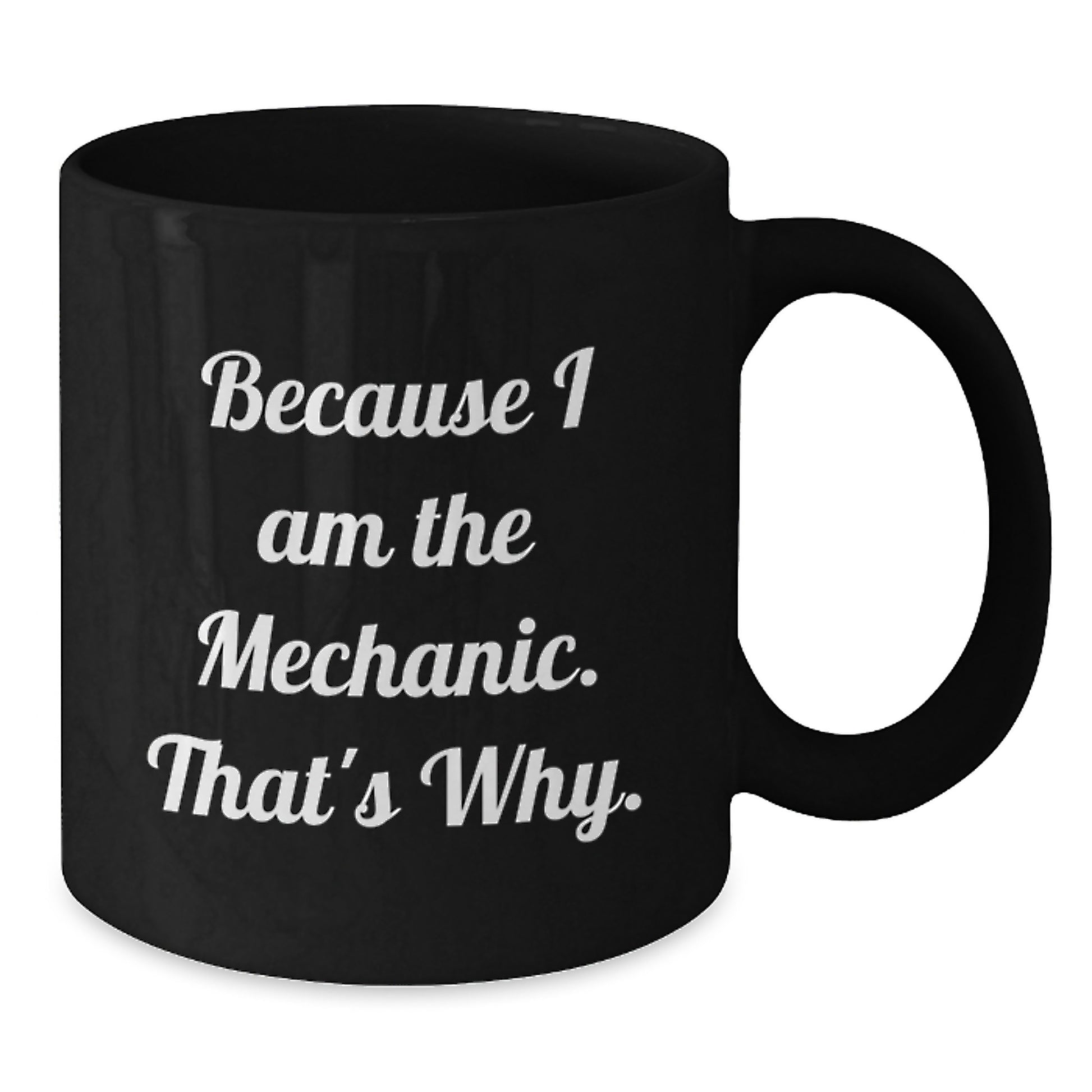 Mechanic Keepsake Black Coffee Mug for Him Premium Birthday Gift - Additional