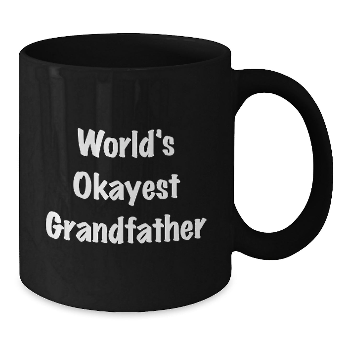 Grandfather Keepsake Black Coffee Mug Birthday Gift for Him - Additional