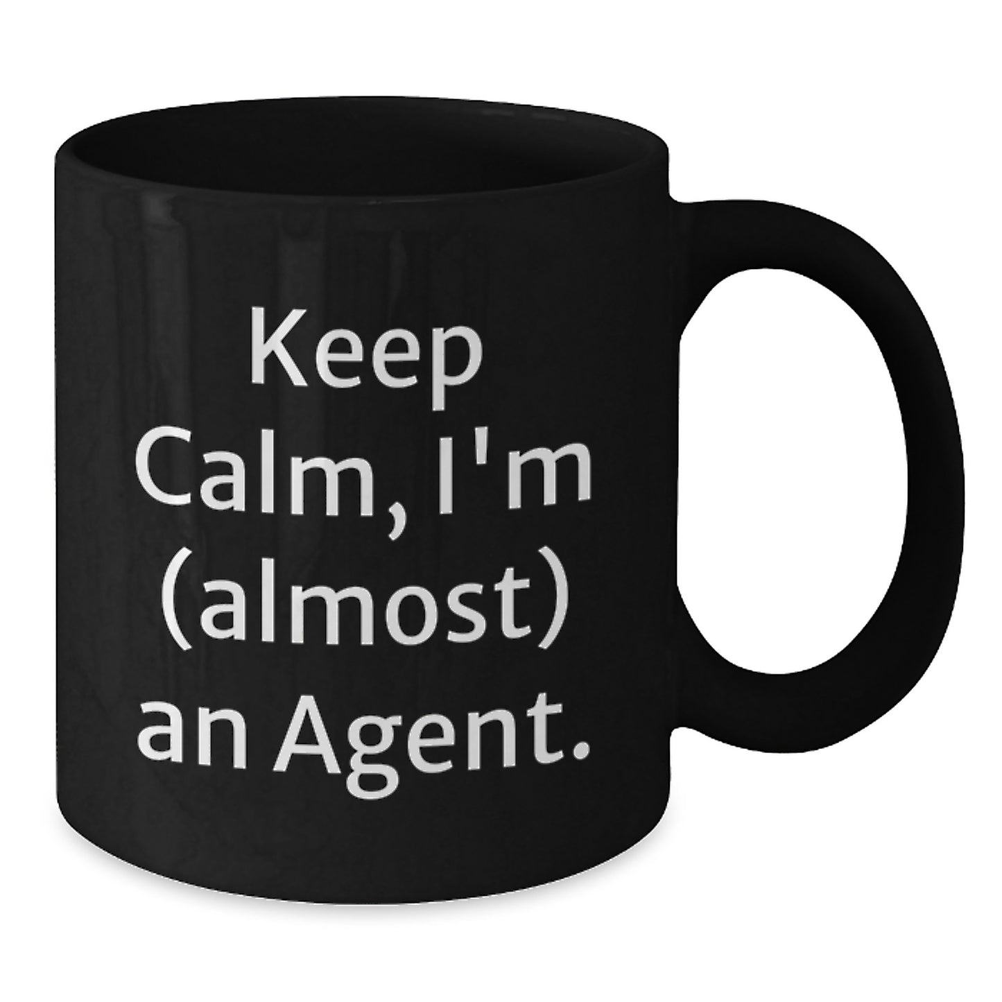 Agent Keepsake Black Coffee Mug for Him Birthday Gift - Additional