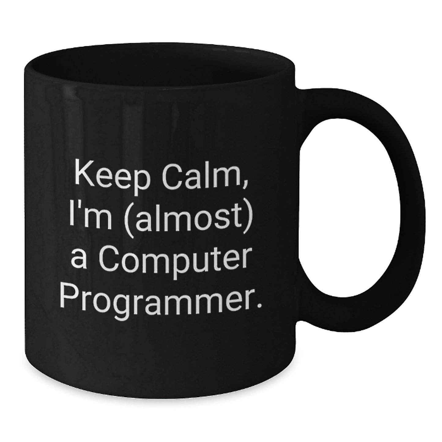 Computer Programmer Black Coffee Mug Idea for Coworkers Birthday Gift - Additional
