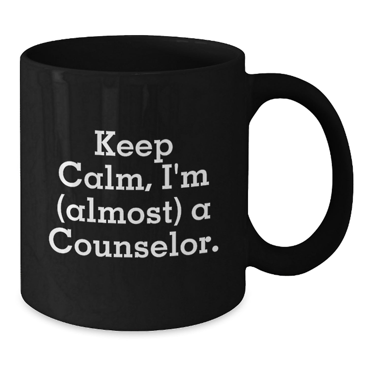 Counselor Keepsake Black Ceramic Coffee Mug 11oz for Him Birthday Gift - Additional