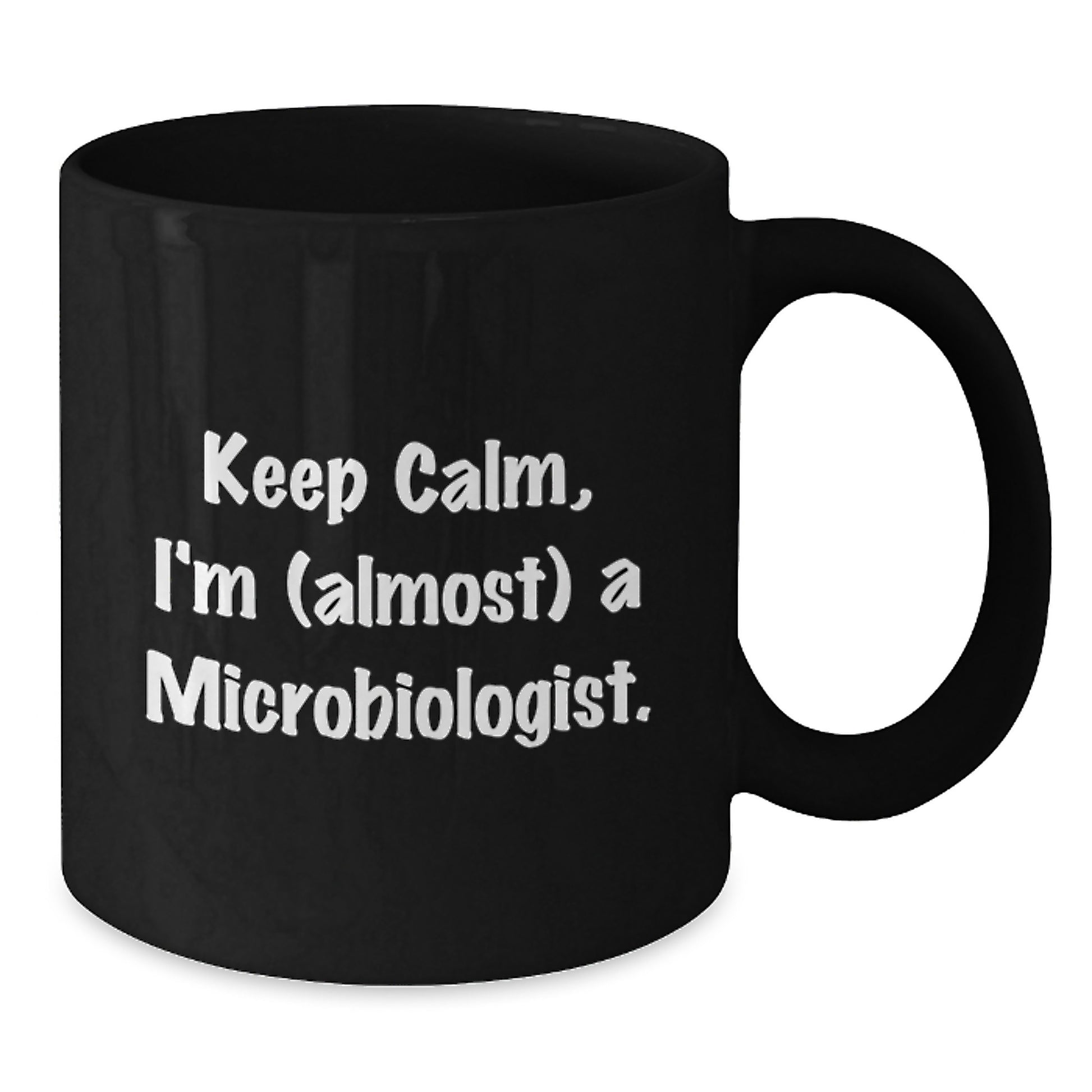 Microbiologist Keepsake Black Coffee Mug for Him Birthday Gift - Additional