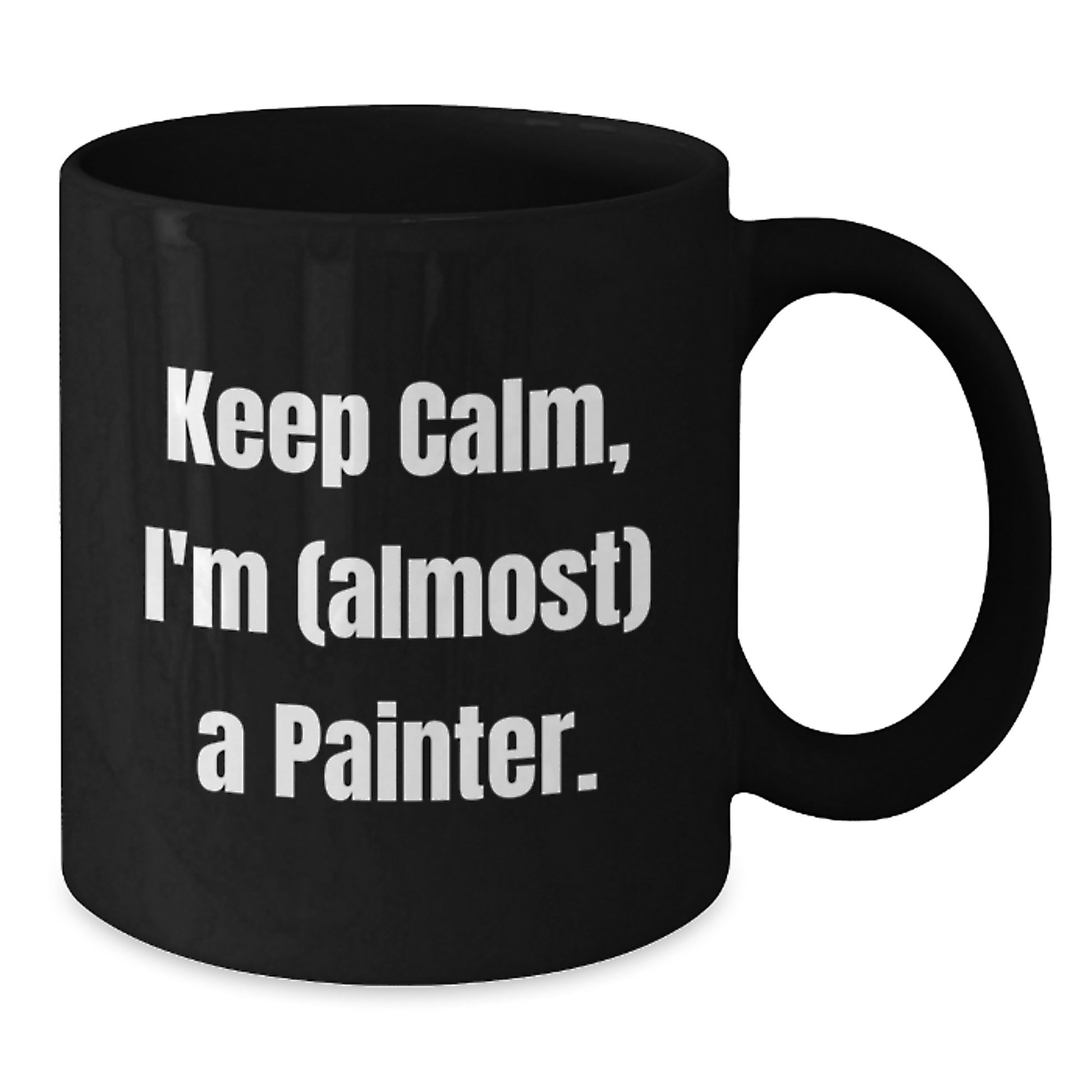 Painter Keepsake Black Coffee Mug for Him Birthday Gift - Additional
