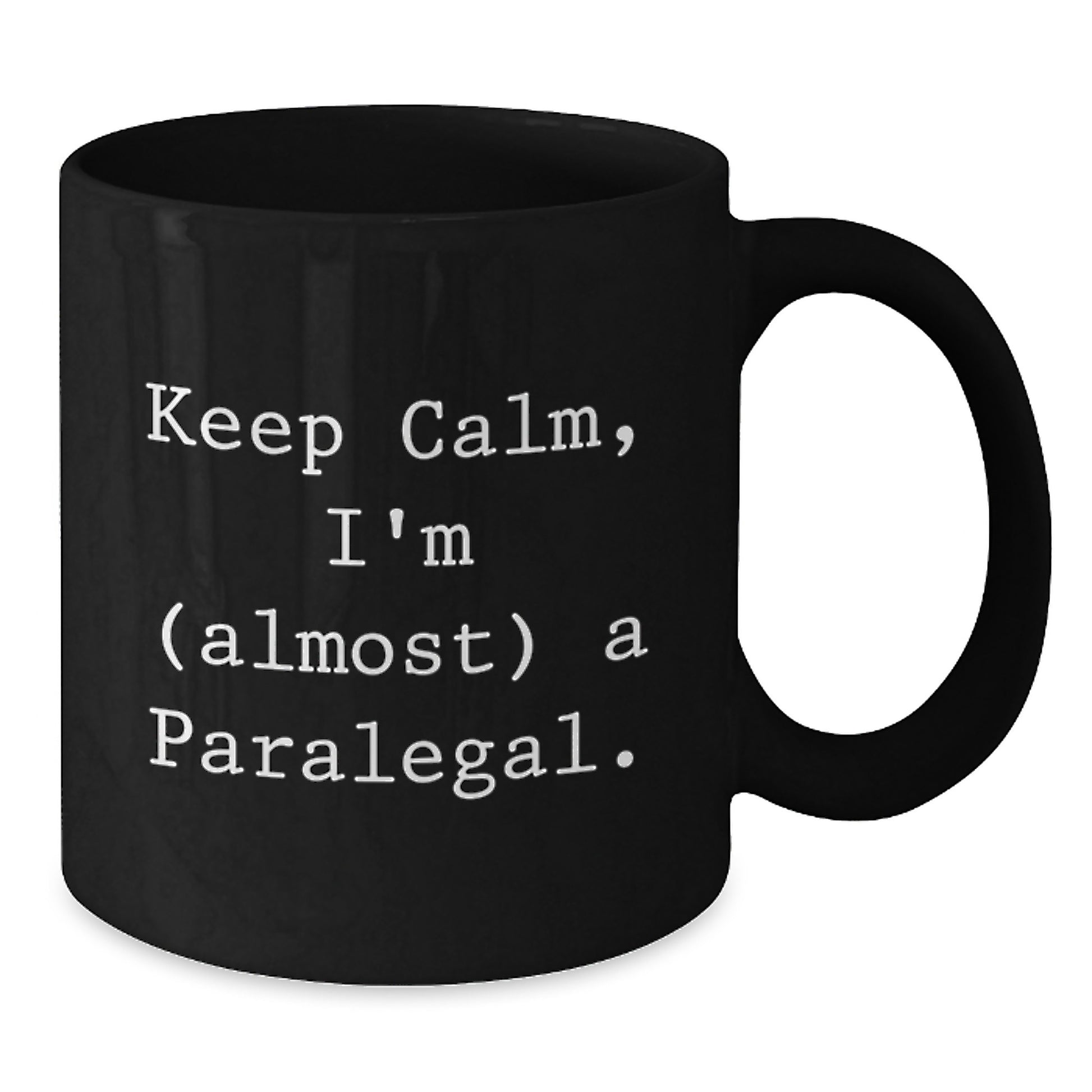Paralegal Keepsake Black Ceramic Coffee Mug for Him – Birthday Gift - Additional