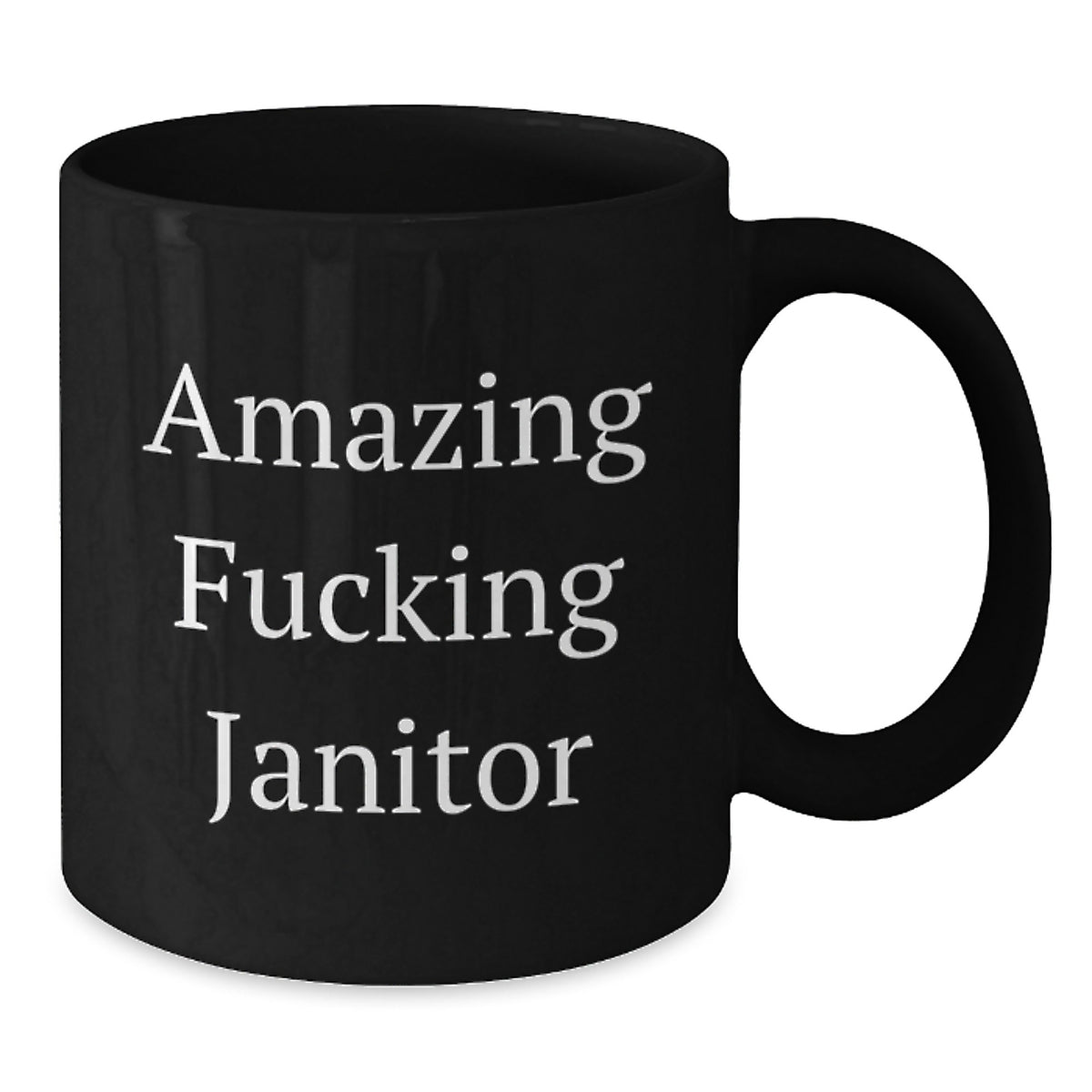 Janitor Gift for Him - Amazing Fucking Janitor Keepsake Coffee Mug - Additional