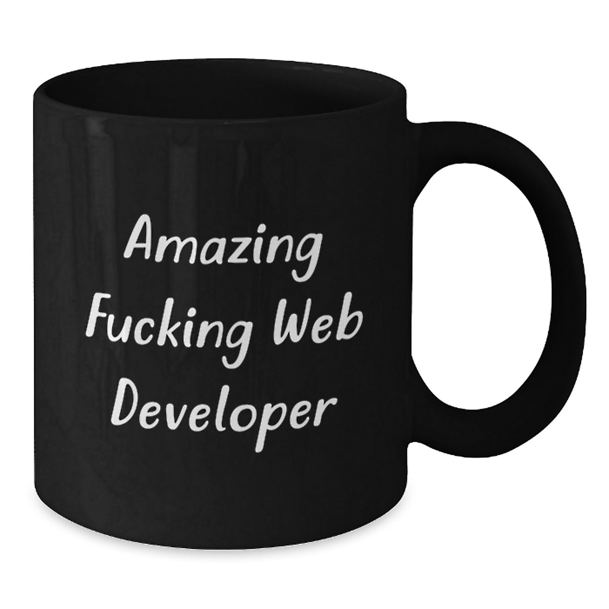 Christmas Gift for Her - Amazing Fucking Web Developer Present Mug - Additional