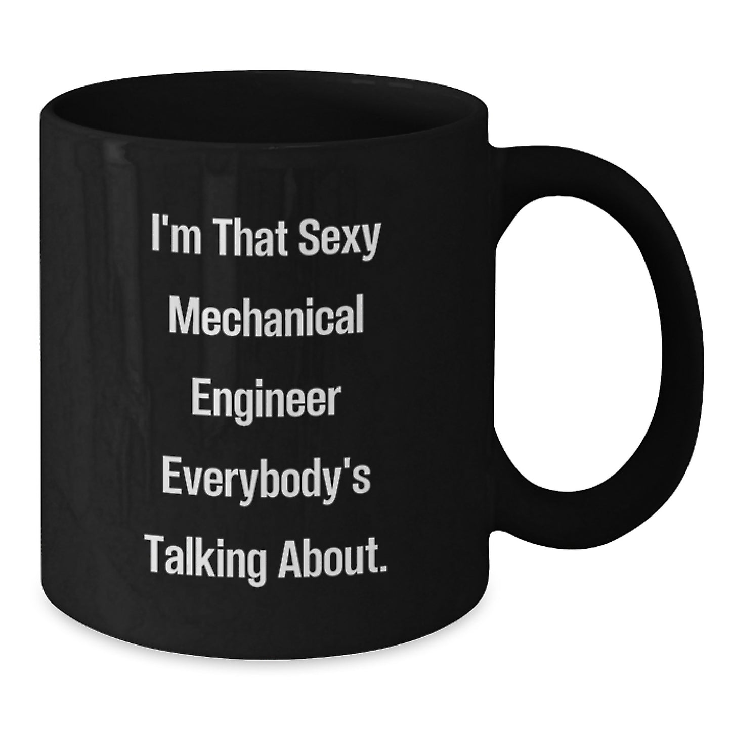 Funny Mechanical Engineer Black Coffee Mugs, Gifts from Friends for Mechanical Engineer Birthday Unique Gifts - Additional
