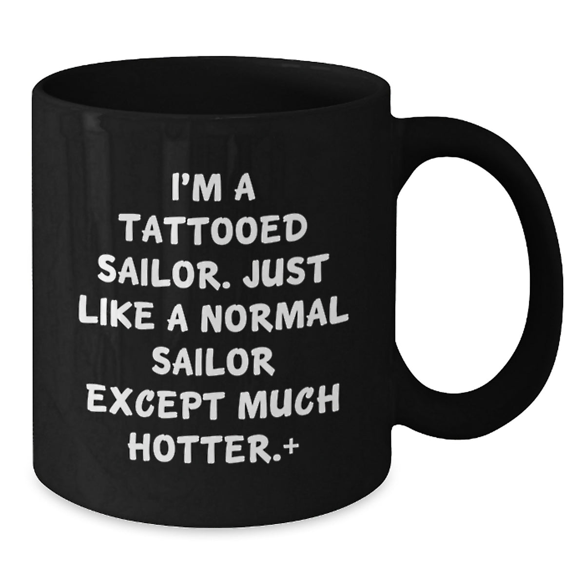 Christmas Gift for Her - Playful Tattooed Sailor Coffee Mug Present - Additional