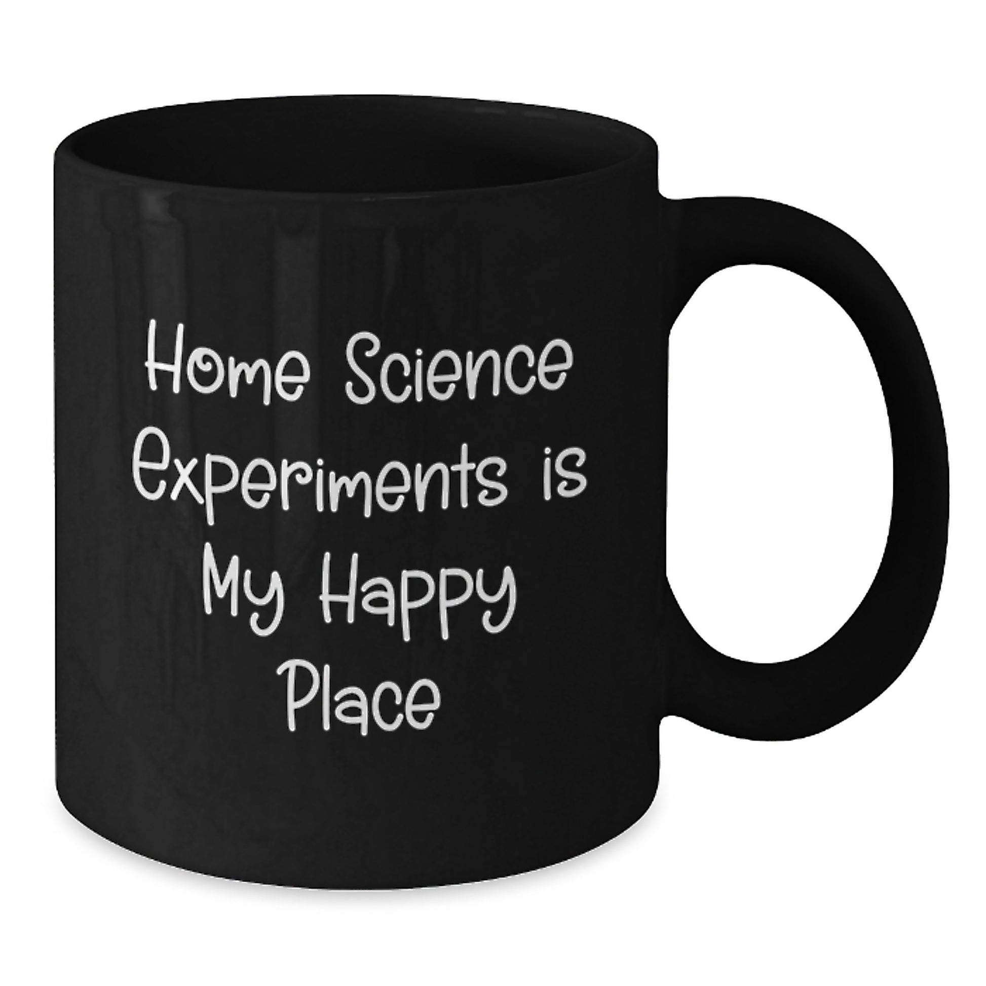 Funny Home Science Experiments Gifts for Men from Family, Inspirational Black Coffee Mug for Graduation Unique Presents - Additional