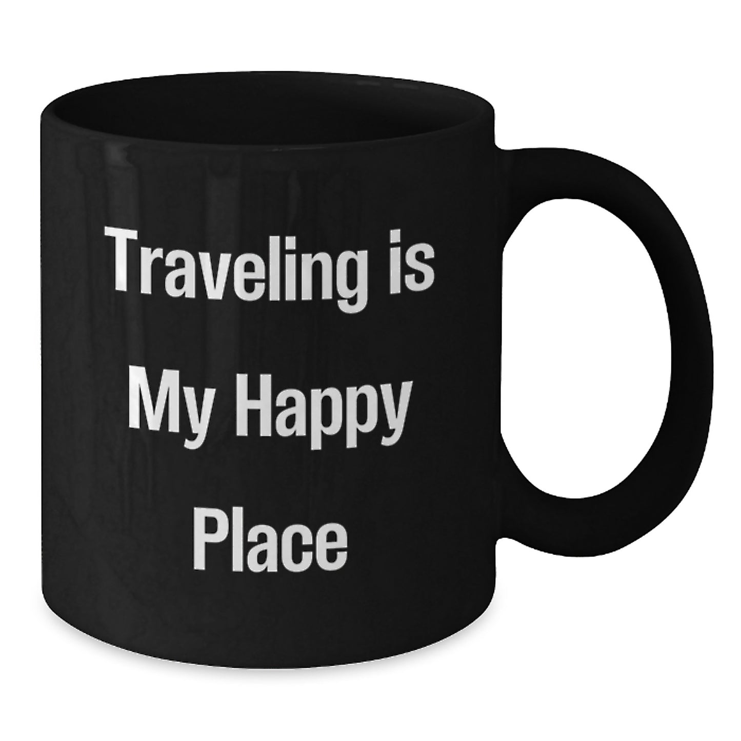 Traveling Enthusiast's Christmas Unique Gift, Funny Travel Quote Black Coffee Mug, Gifts for Friends, Family, or Coworkers - Additional