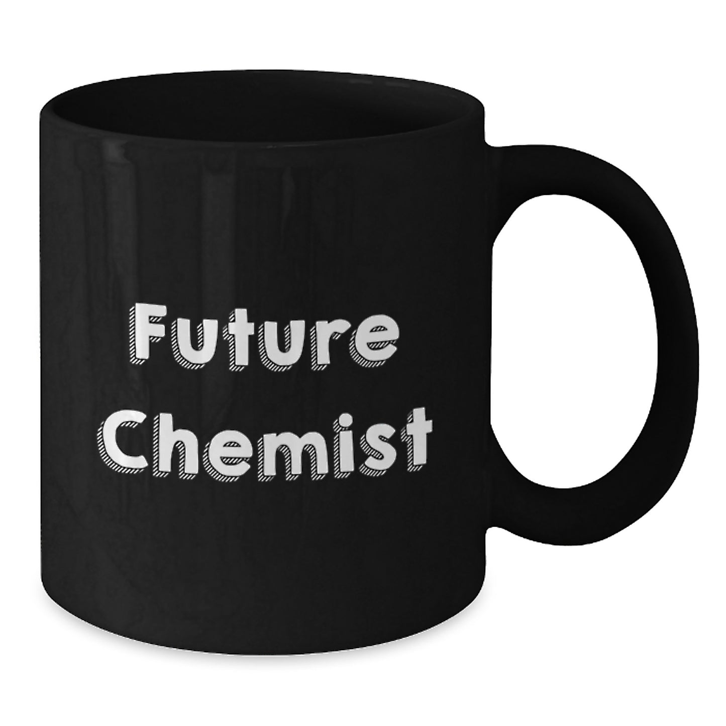 Funny Quote Gifts for Chemist Friends, Black Coffee Mug for Christmas Unique Gifts, 'Future Chemist' Motivational Mug for Men - Additional