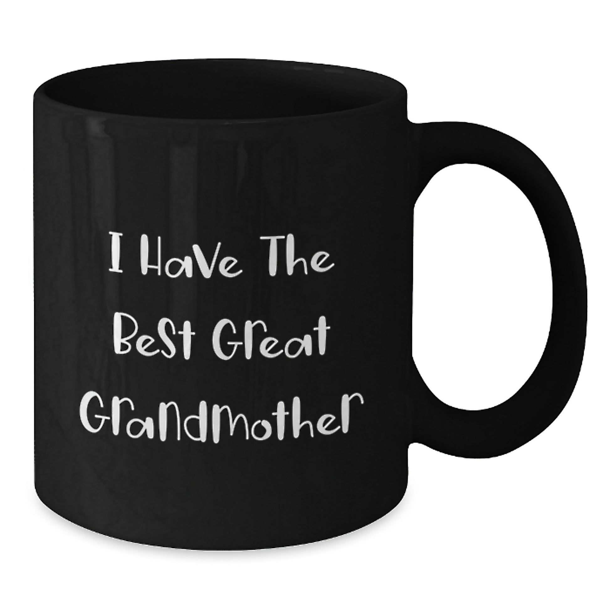 Grandmother Inspiration Funny Quote Black Coffee Mug, Great Gift for Mom, Gifts from Family, Valentine's Unique Gifts for Her, Ceramic Mug 11oz or 15oz - Additional