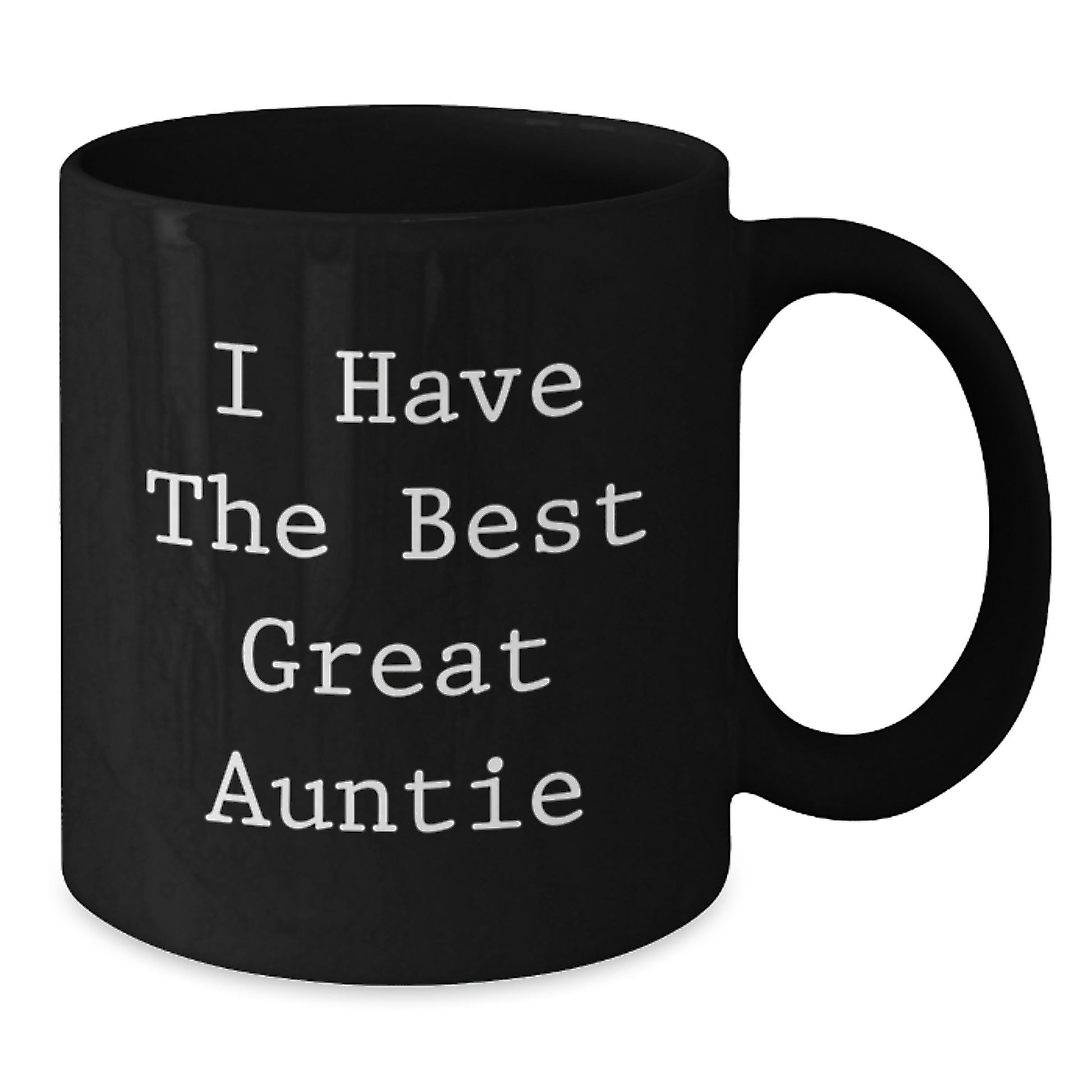 Funny Auntie Quotes Black Coffee Mug Gifts from Men to Women for Auntie on Valentine's - Additional