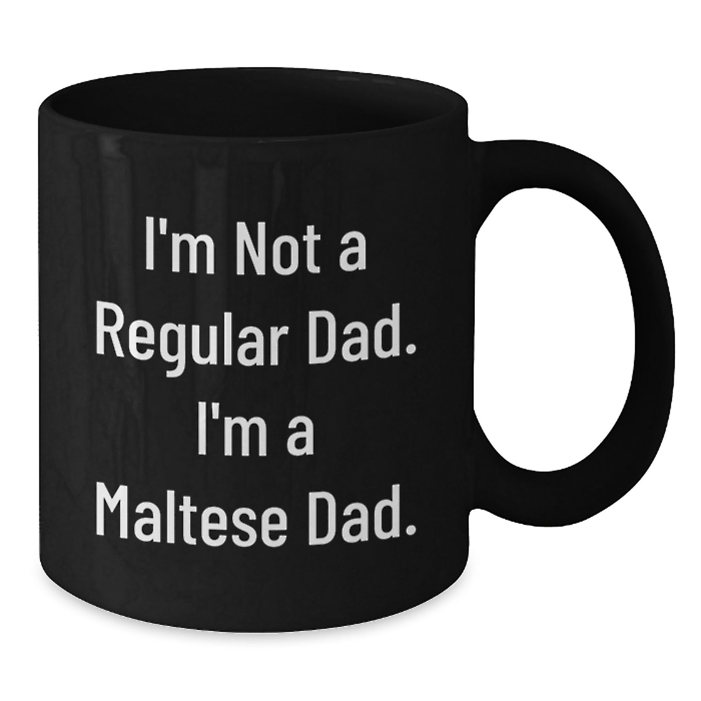 Funny Maltese Dog Dad Gifts from Men to Friends on Birthday Unique Mug - Additional