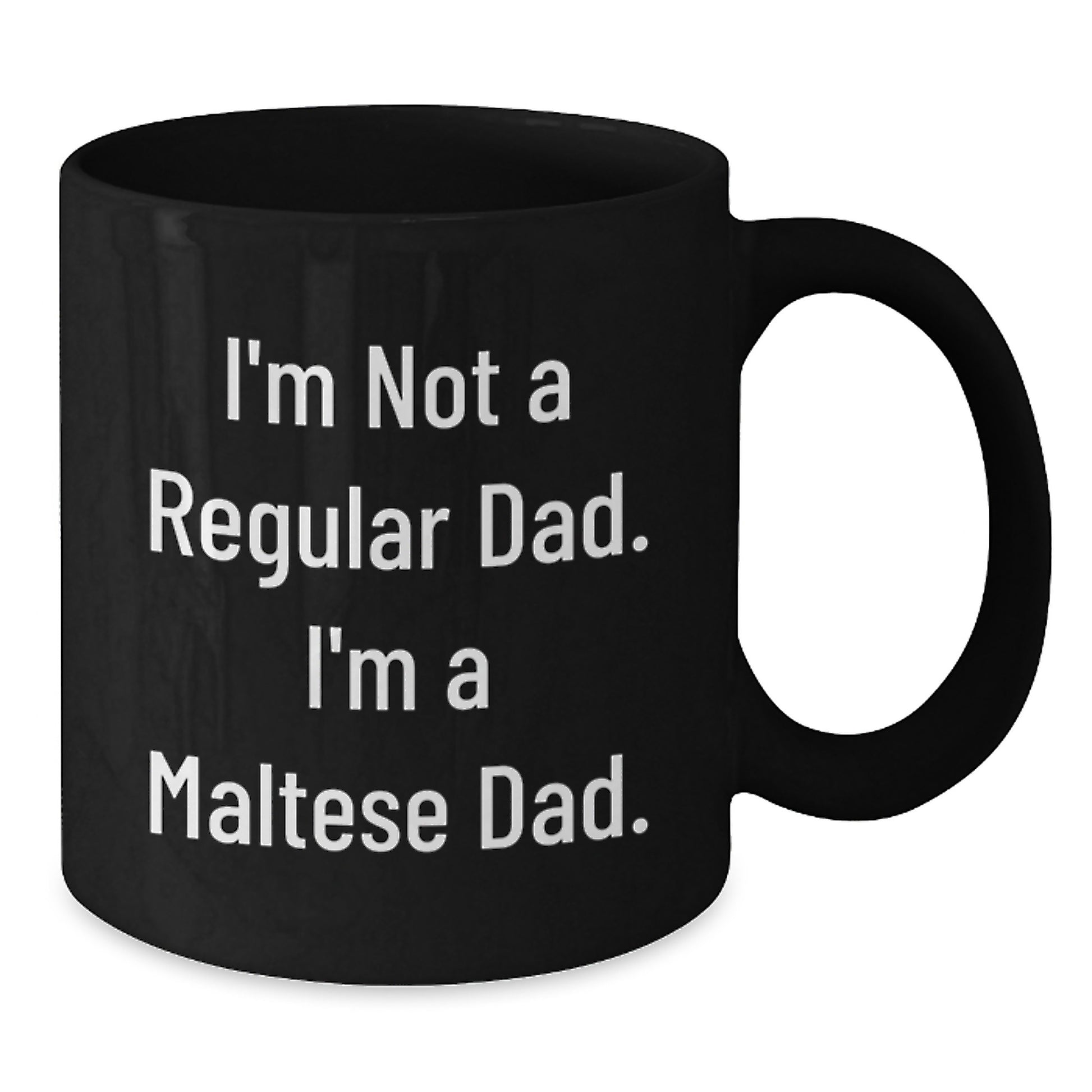 Funny Maltese Dog Dad Gifts from Men to Friends on Birthday Unique Mug - Additional