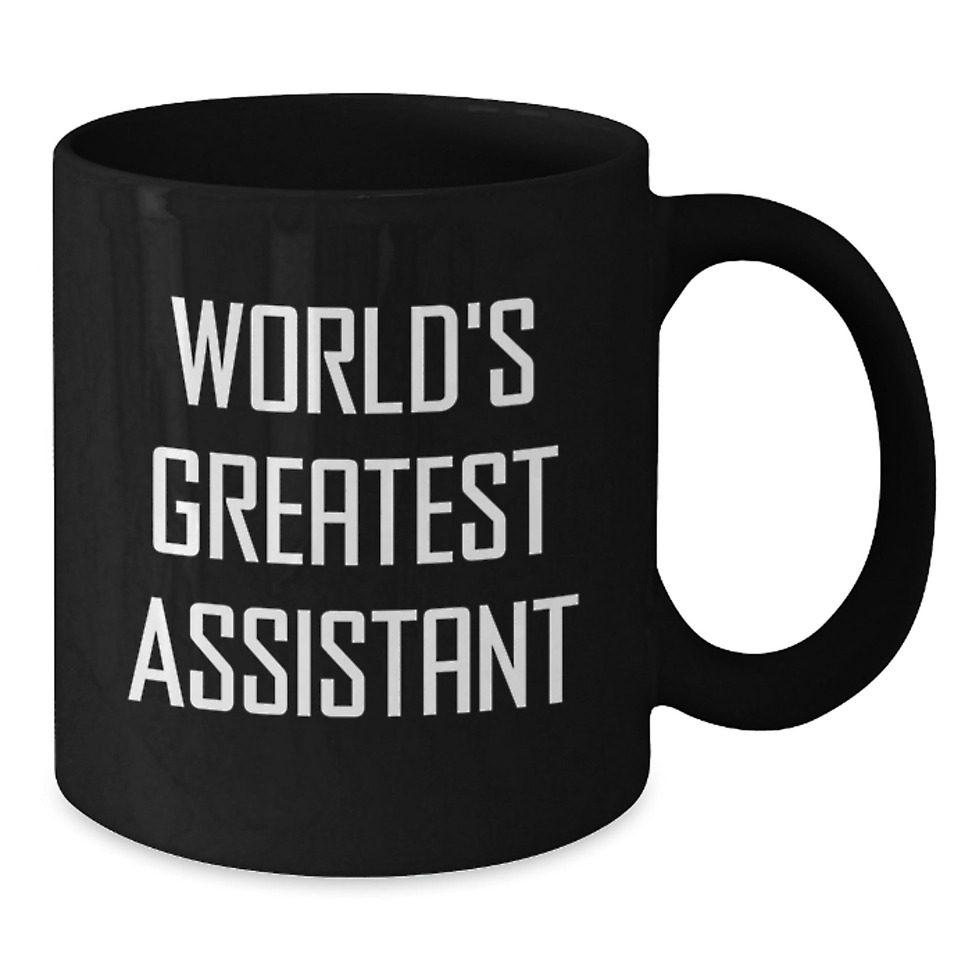 Funny World's Greatest Assistant Black Coffee Mug Gifts from Friends for Assistant Men - Additional