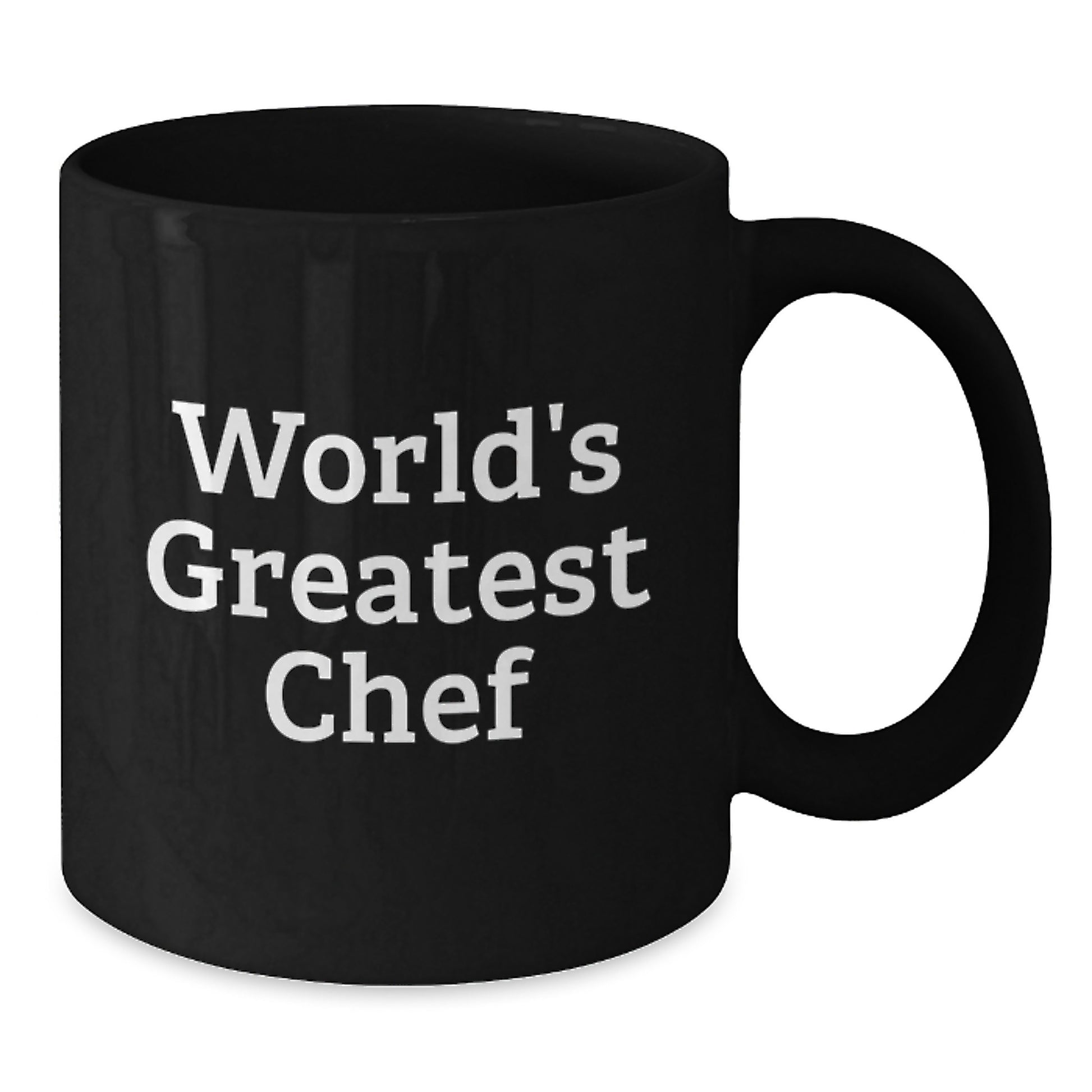 World's Greatest Chef Funny Quote Black Coffee Mug Gifts for Chef Friends Birthday - Additional