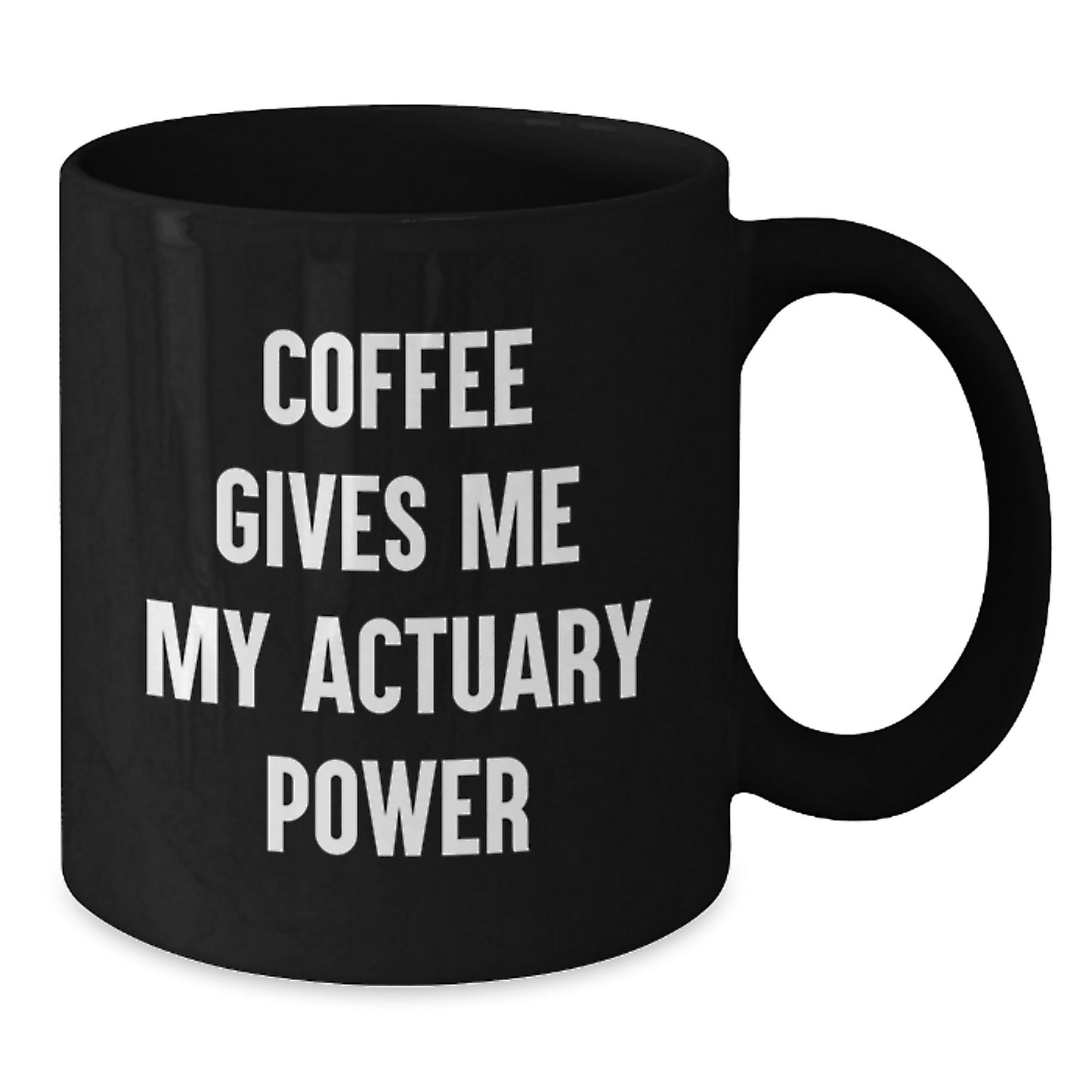 Funny Actuary Gifts from Friends, Actuary Black Coffee Mug for Men and Women, Graduation Unique Gifts for Actuary Coworkers - Additional