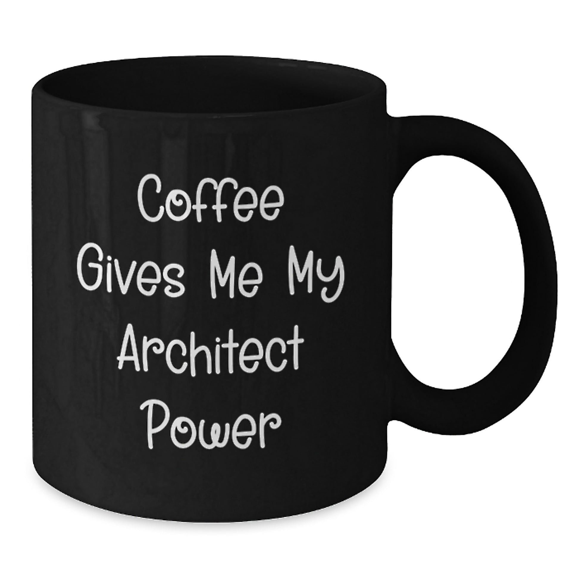 Funny Architect Coffee Mug, Gift for Architect Friends, Black Ceramic Mug with 11oz or 15oz Capacity, Perfect Graduation Unique Gifts from Friends to Men - Additional