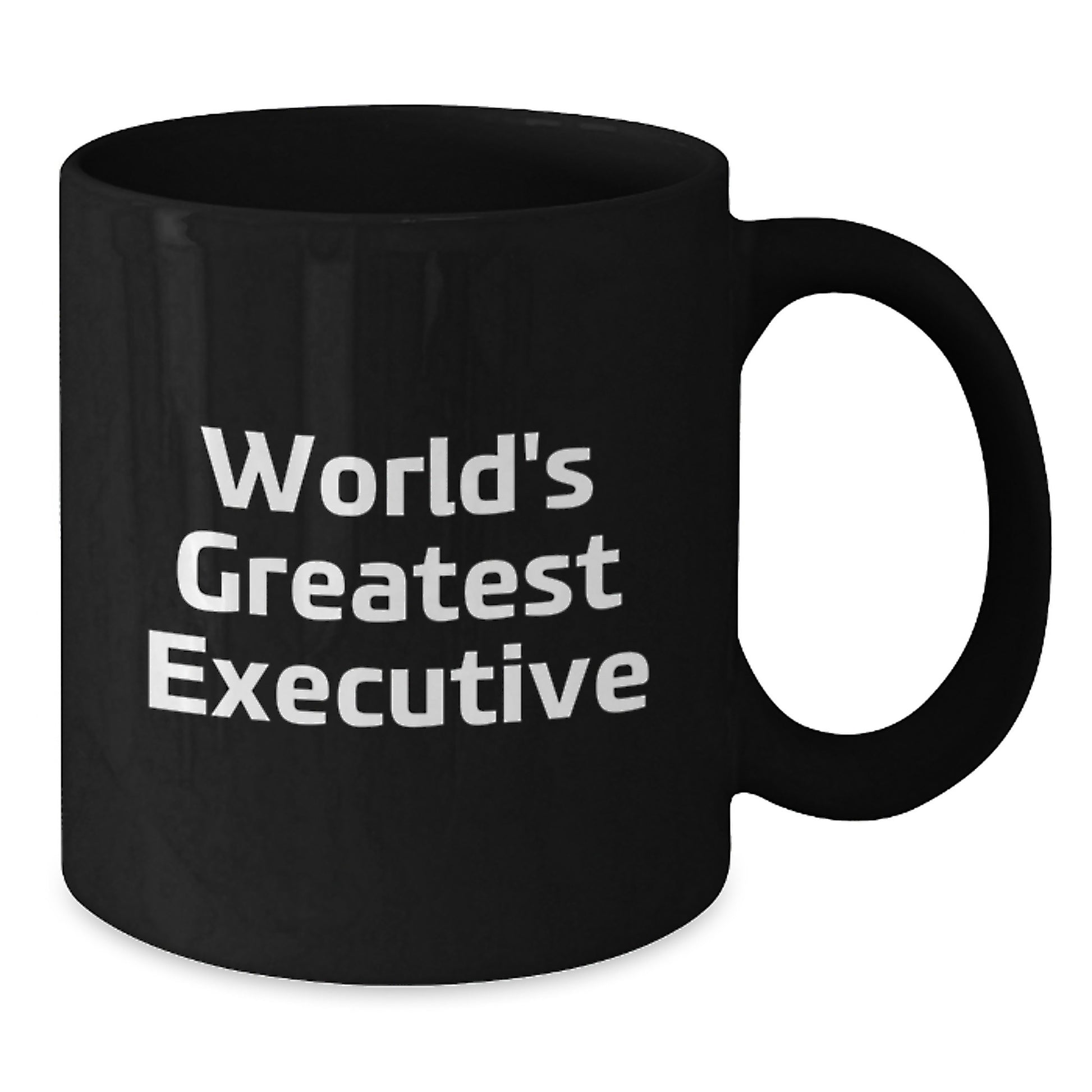 Funny Executive Black Coffee Mugs - Gifts from Coworkers to Executive - Valentine's Unique Gifts - Additional