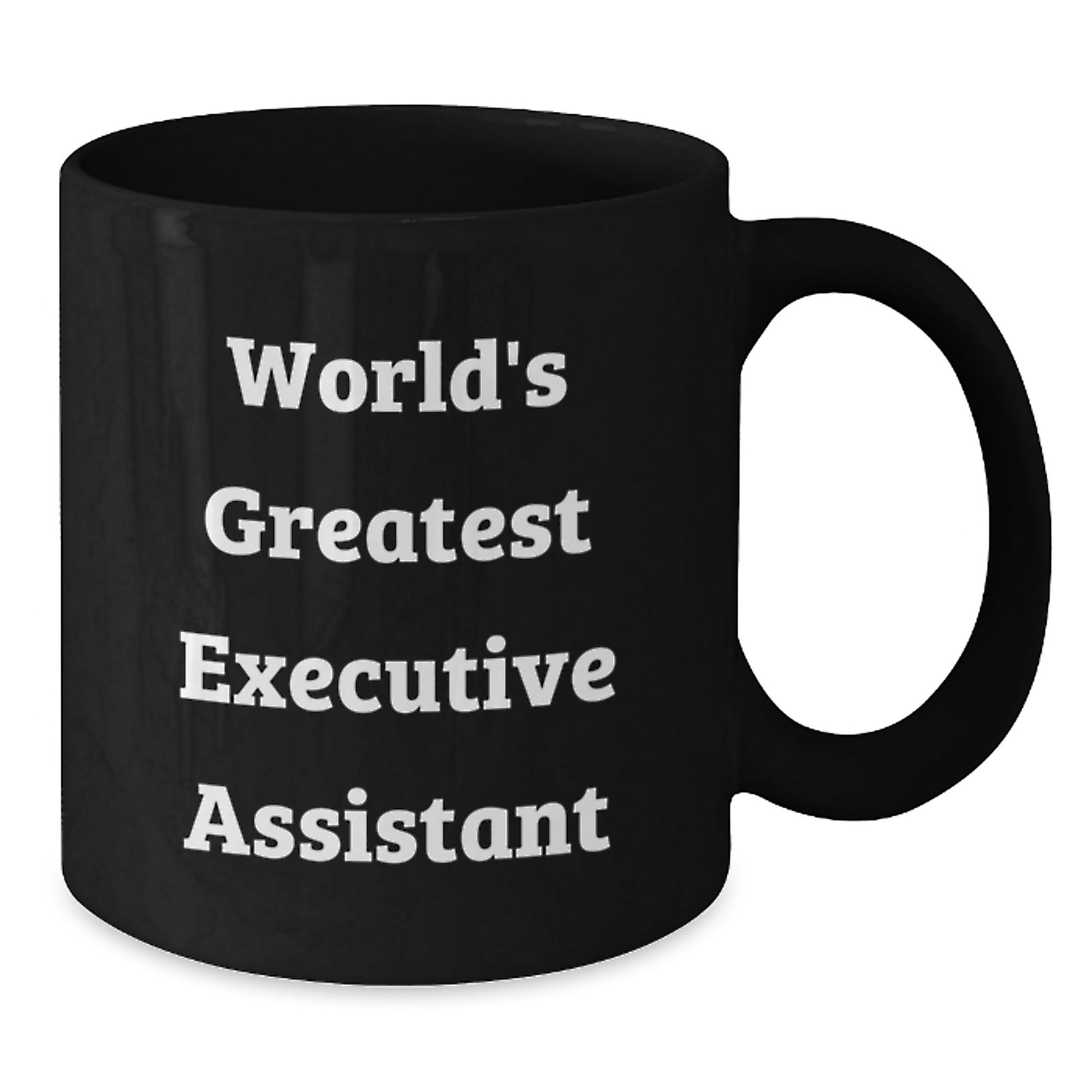 Funny Executive Assistant Gifts for Men, World's Greatest Black Coffee Mug, Unique Christmas Unique Gifts from Friends, Family - Additional
