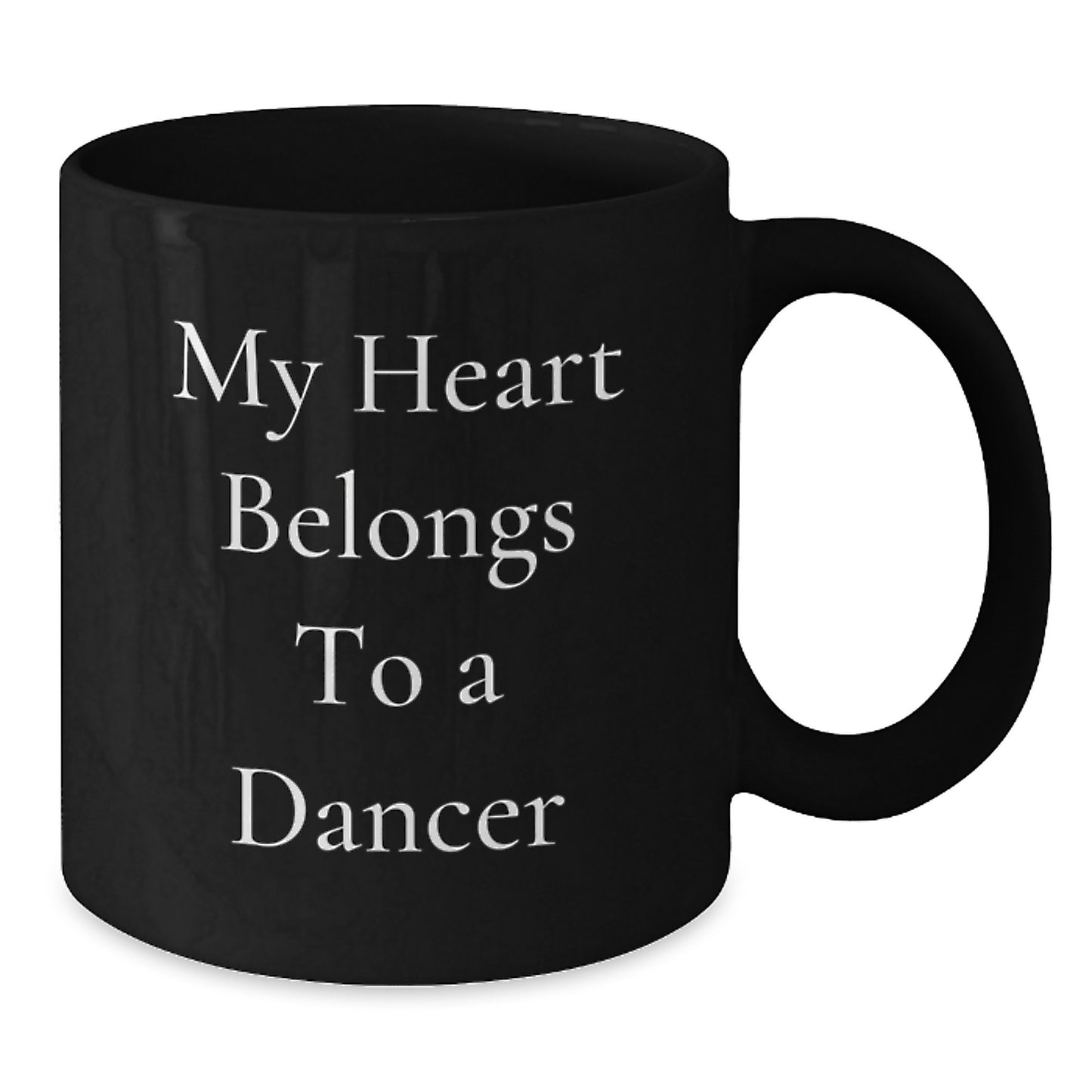 Funny Dancer Gifts from Family for Dancer Friends and Family Members My Heart Belongs To A Dancer Graduation Unique Mug - Additional