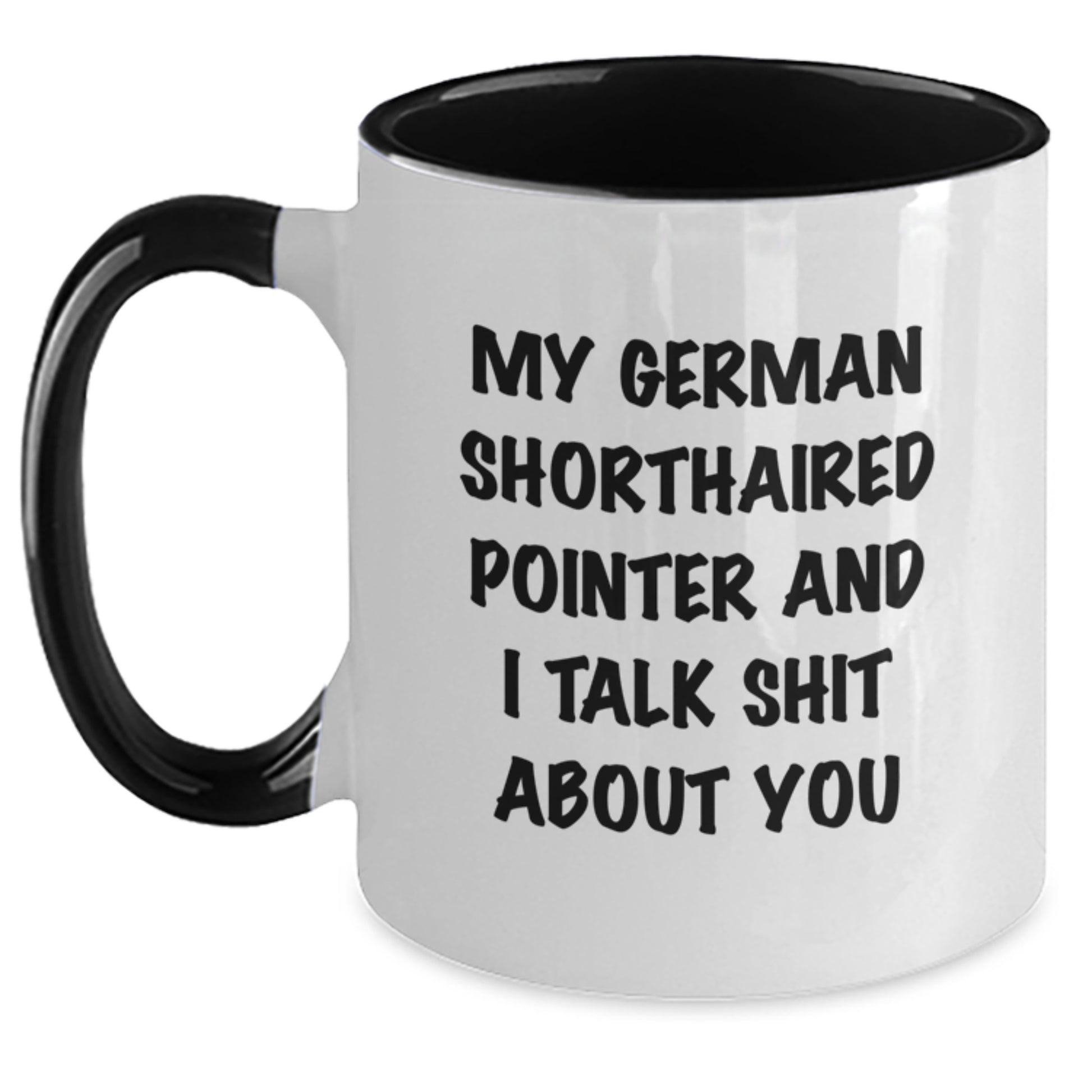 Funny German Shorthaired Pointer Dog Gifts, Two Tone Coffee Mug for Dog Lovers, Mom's Day Unique Gifts from Family to Friends - Main