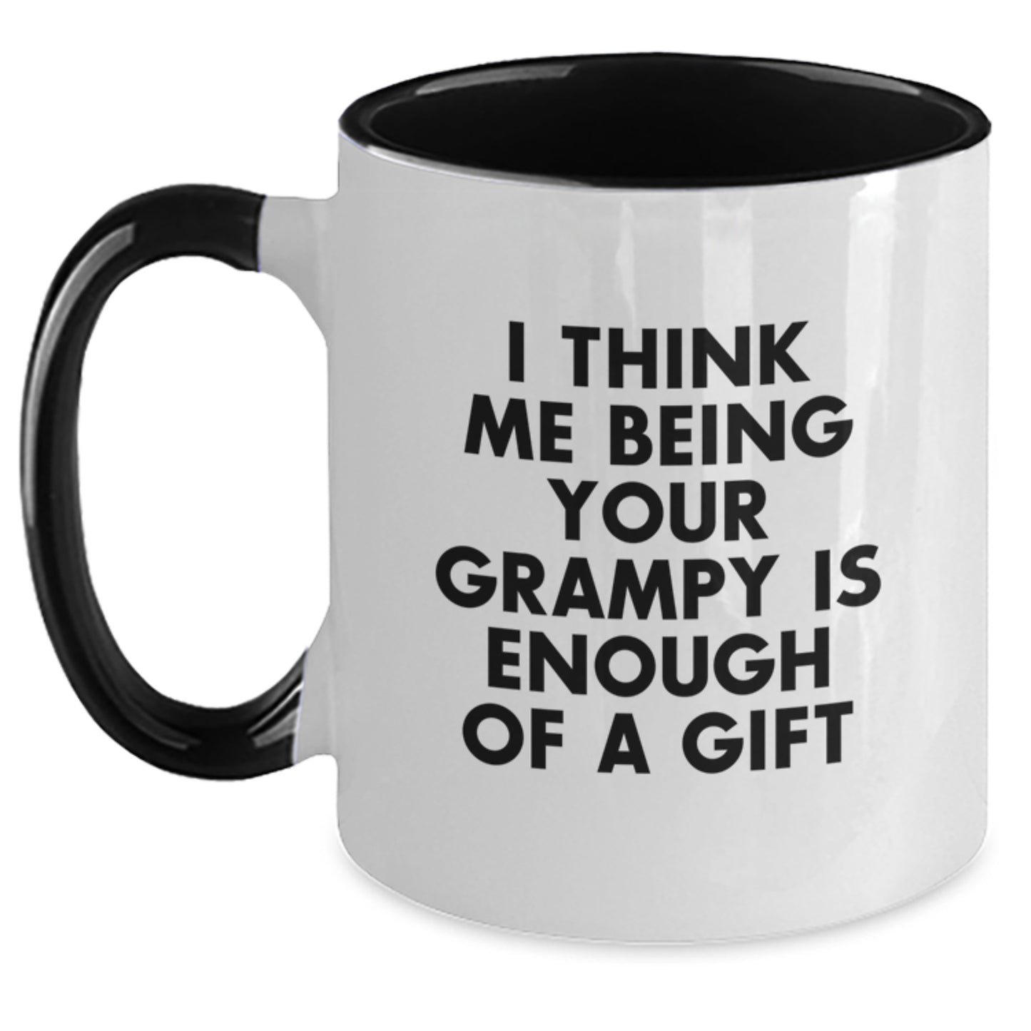 Grampy Keepsake Two Tone Coffee Mug for Him Birthday Gift - Main