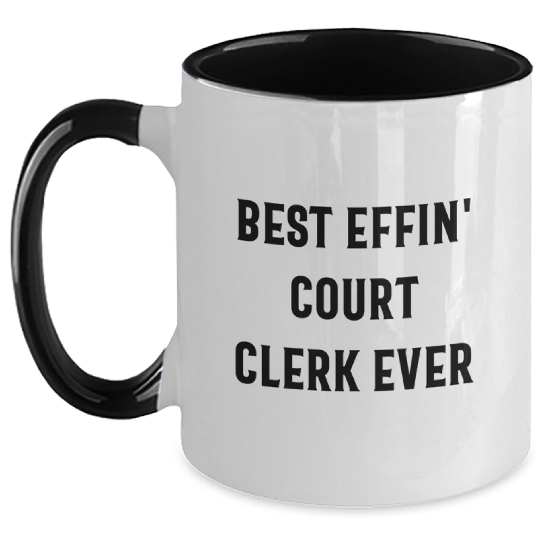 Funny Court Clerk Gifts, Court Clerk Humor Mug, Birthday Unique Gifts from Friends, Court Clerk Love - Main