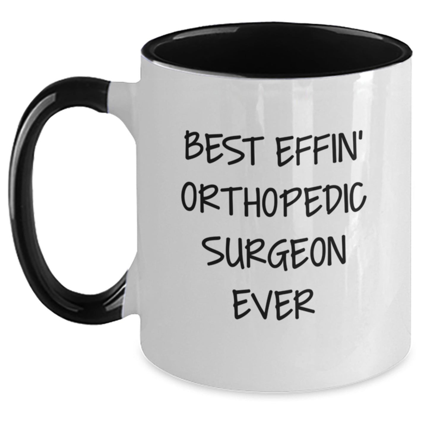 Orthopedic Surgeon Keepsake Mug for Him Birthday Gift - Black & White - Main