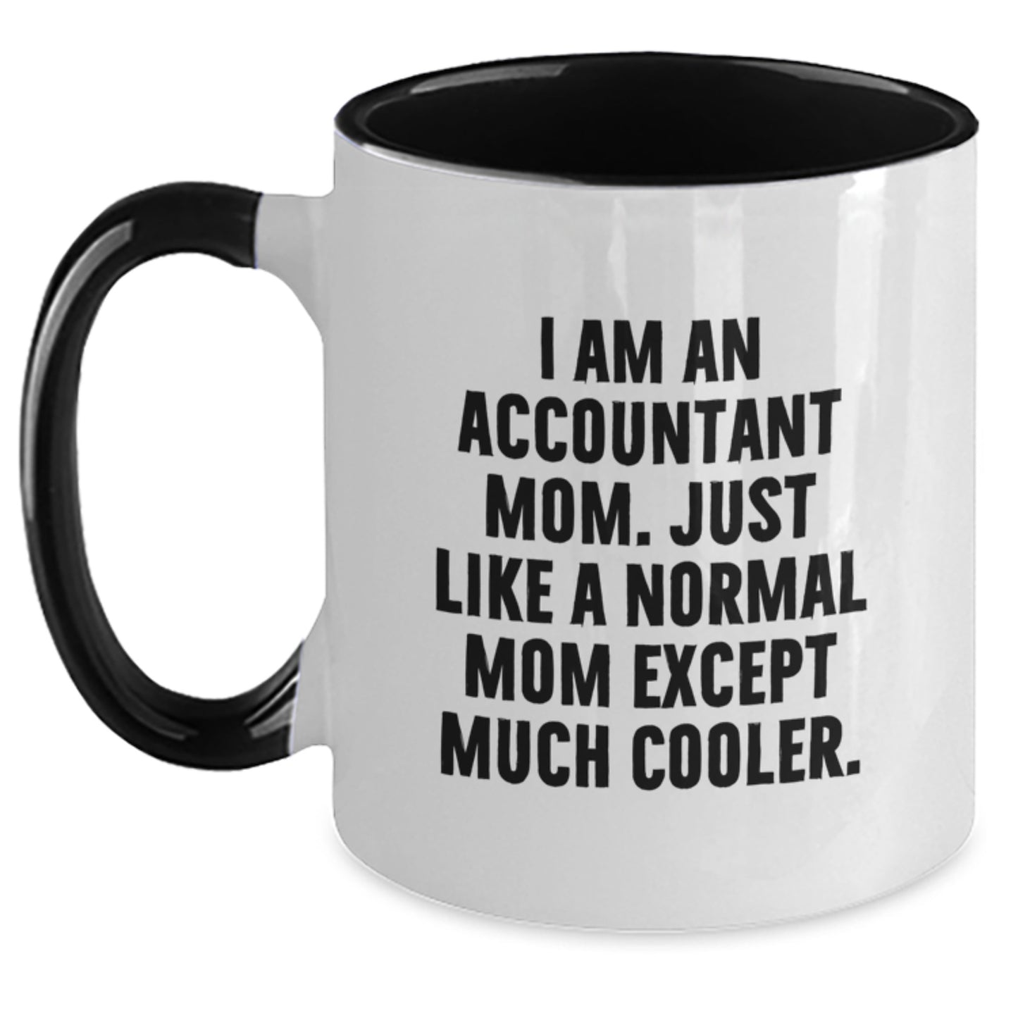 Accountant Mom Two Tone Coffee Mug Idea for Coworkers Birthday Gift - Main