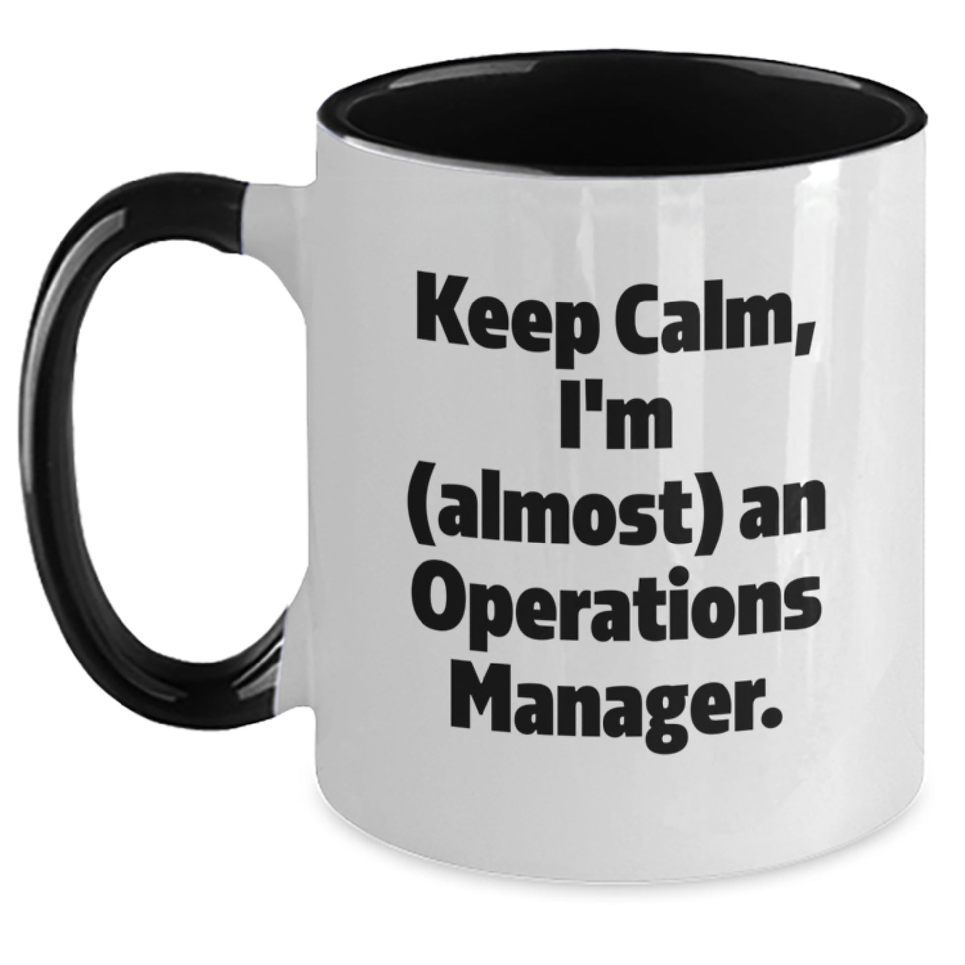 Operations Manager Keepsake Mug for Him Birthday Gift Black & White - Main