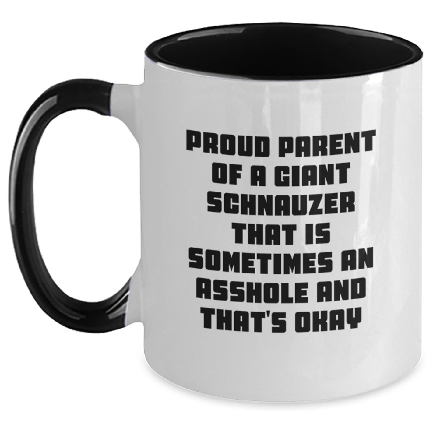 Funny Giant Schnauzer Dog Gifts for Proud Parents, Valentine's Unique Mugs from Men to Friends - Main