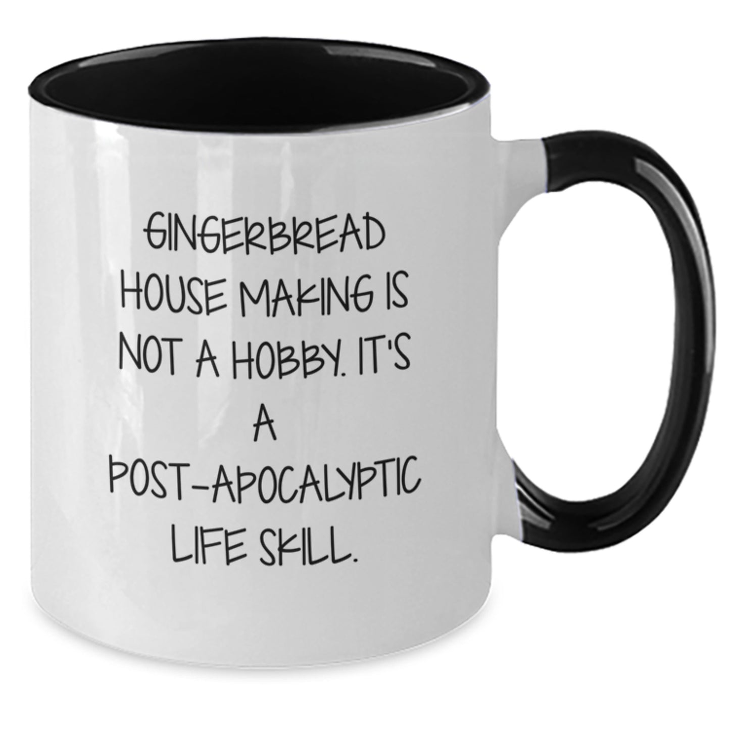 For Him Keepsake Gingerbread House Two Tone Ceramic Mug Birthday Gift - Additional