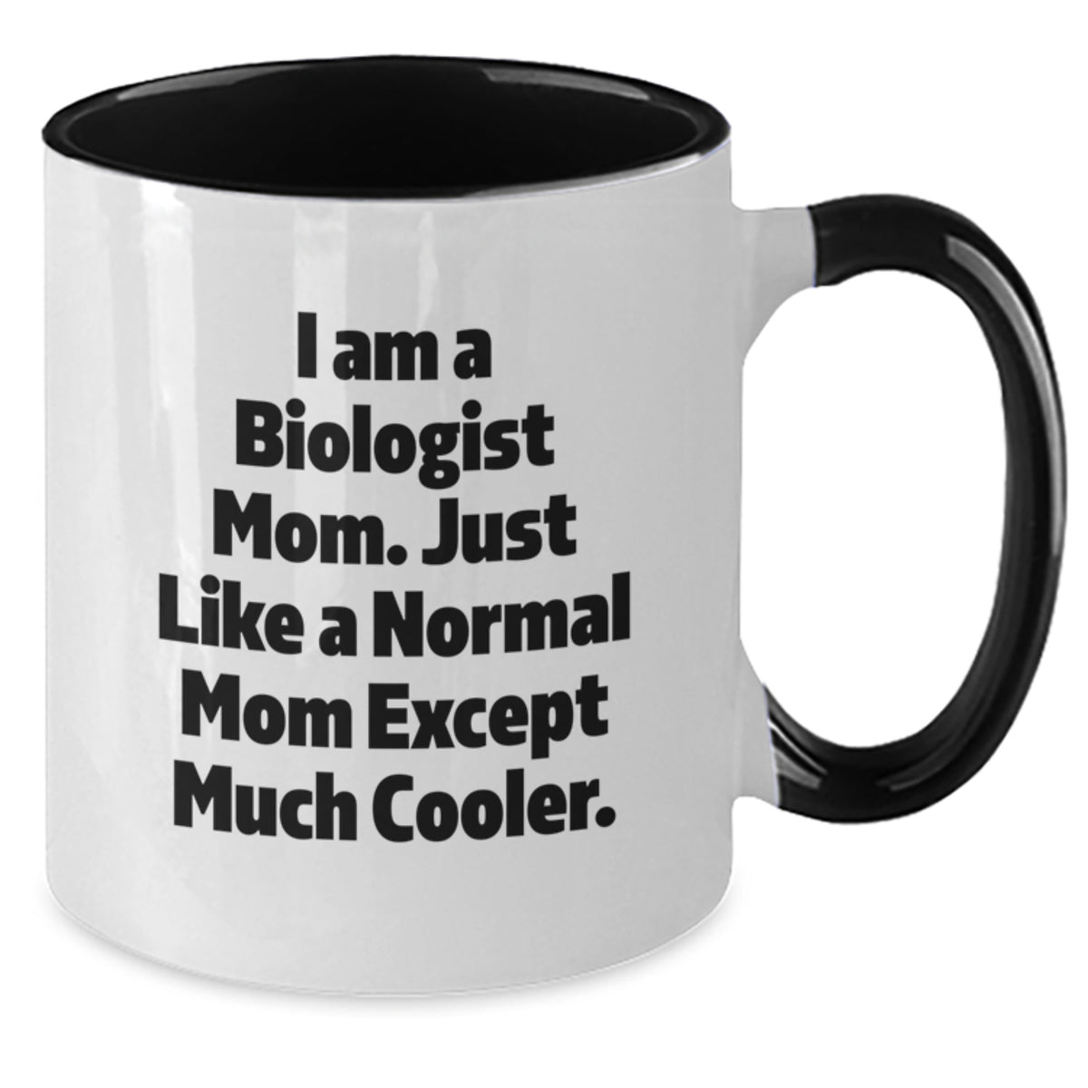 Biologist Keepsake Mug for Him Birthday Gift Black & White Ceramic - Additional